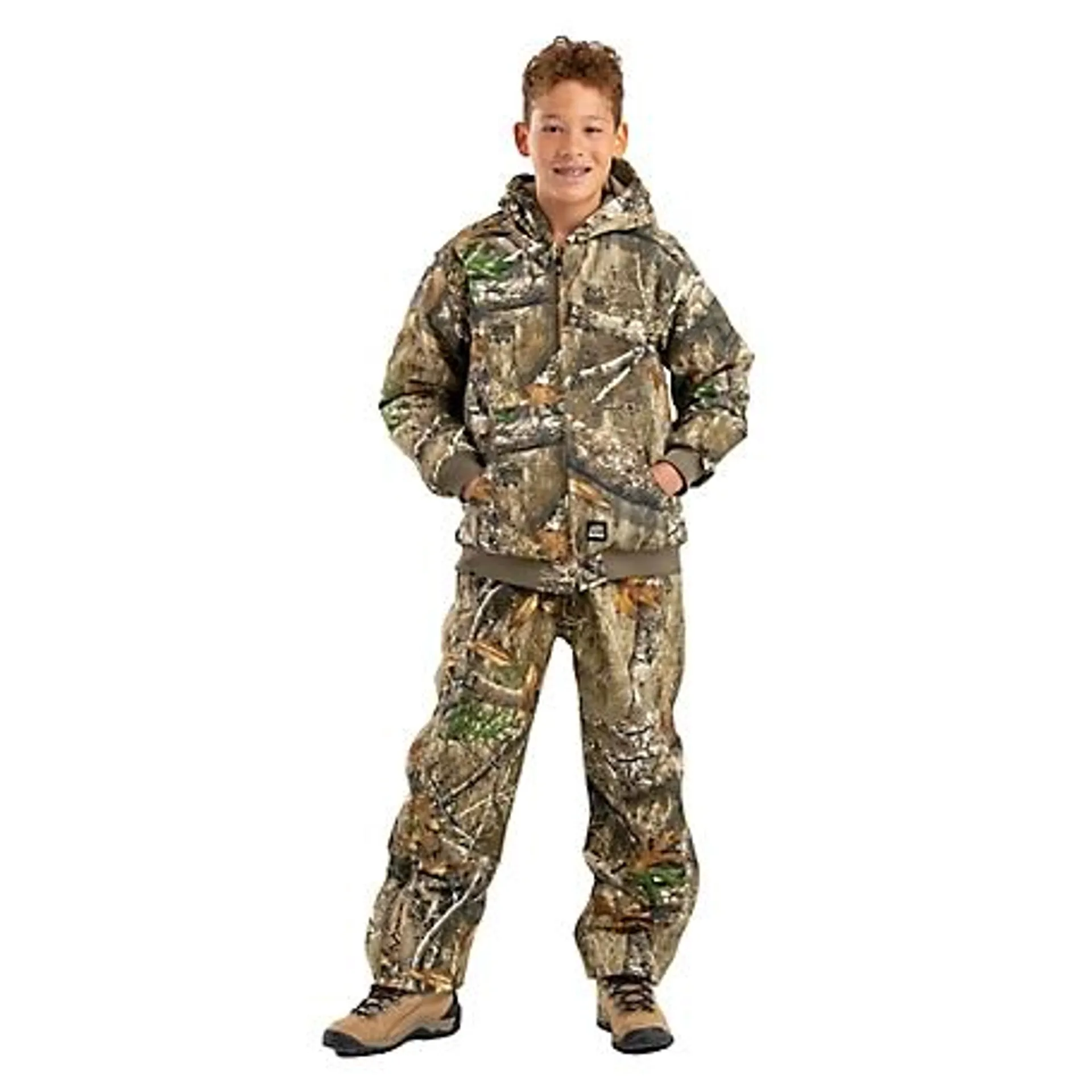 Berne Kids' Camouflage Duck Hooded Insulated Jacket