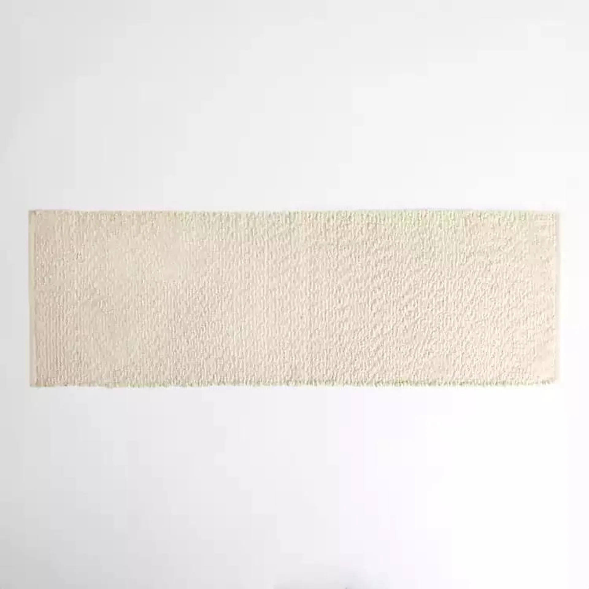 Ivory Boucle Runner, 2x6