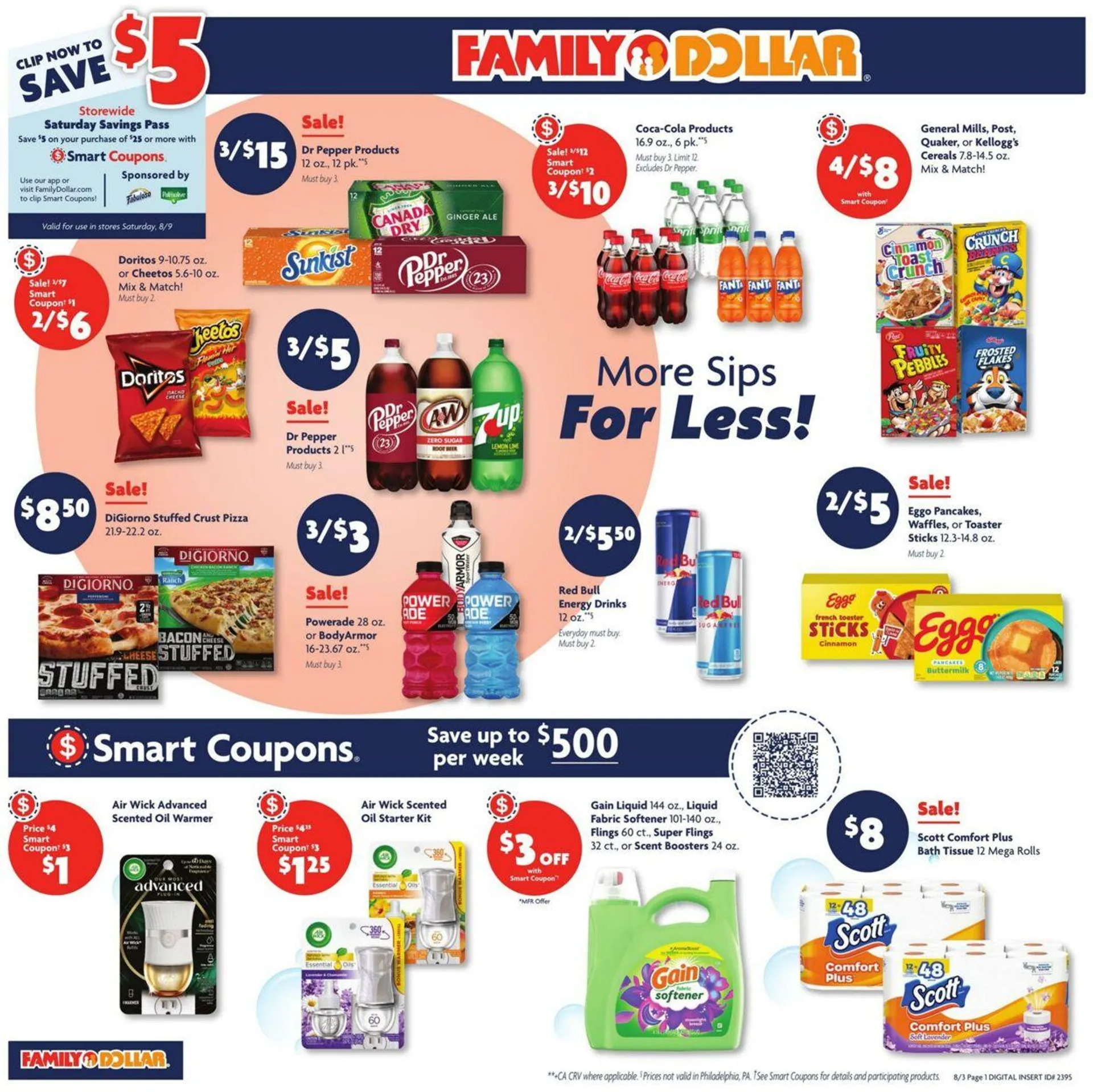 Weekly ad Family Dollar Current weekly ad from August 3 to August 9 2025 - Page 1