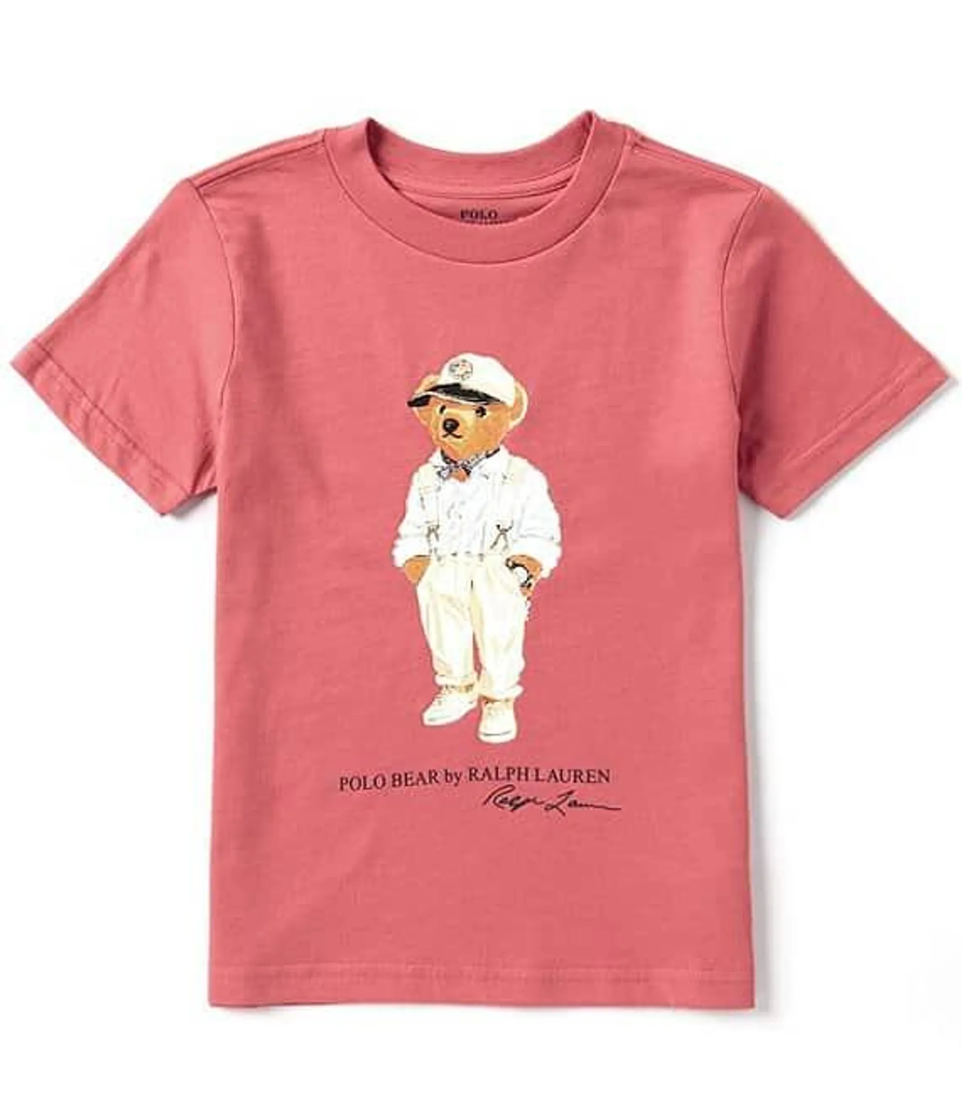 Little Boys 2T-7 Short Sleeve Polo Bear Jersey T-Shirt