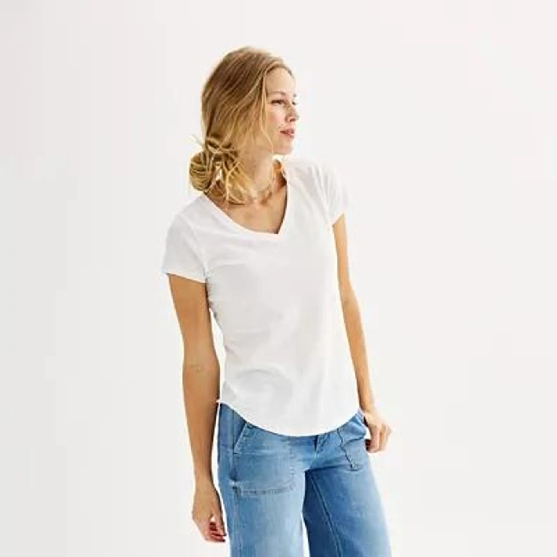 Women's Sonoma Goods For Life® Everyday Short Sleeve V-Neck Tee
