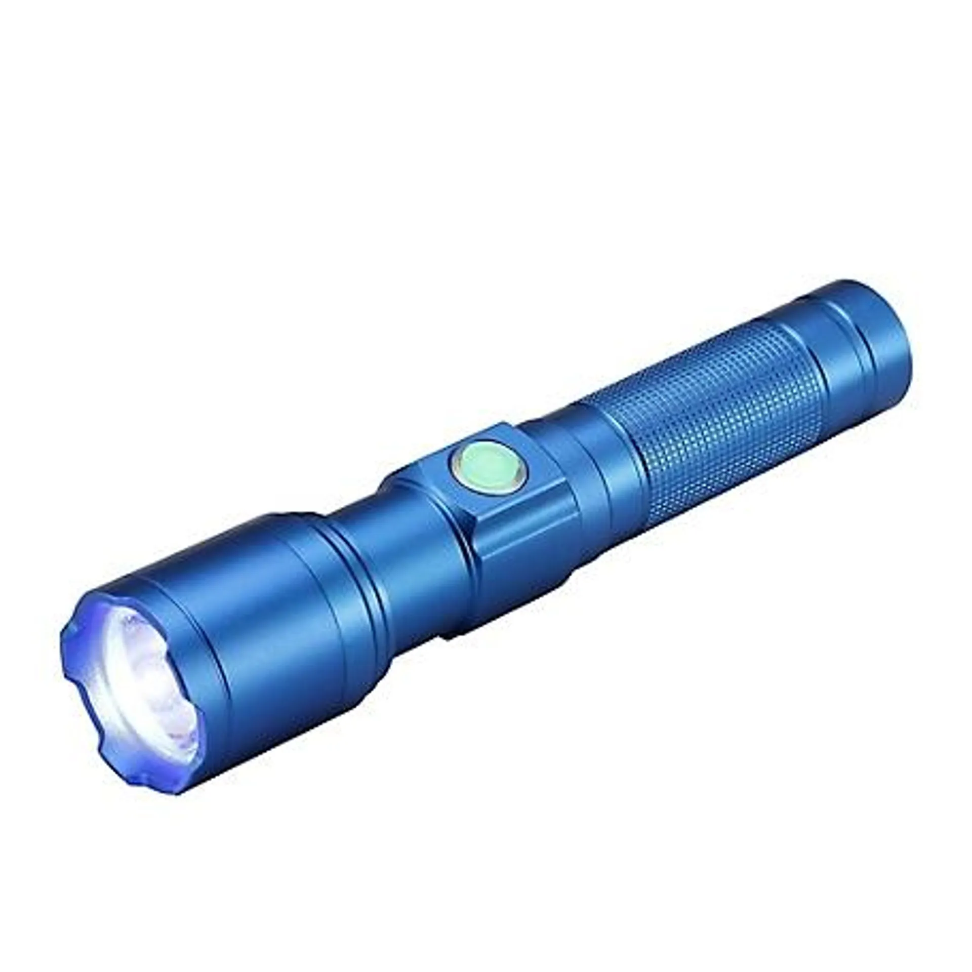 New! JobSmart 600-Lumen Rechargeable Flashlight, Blue