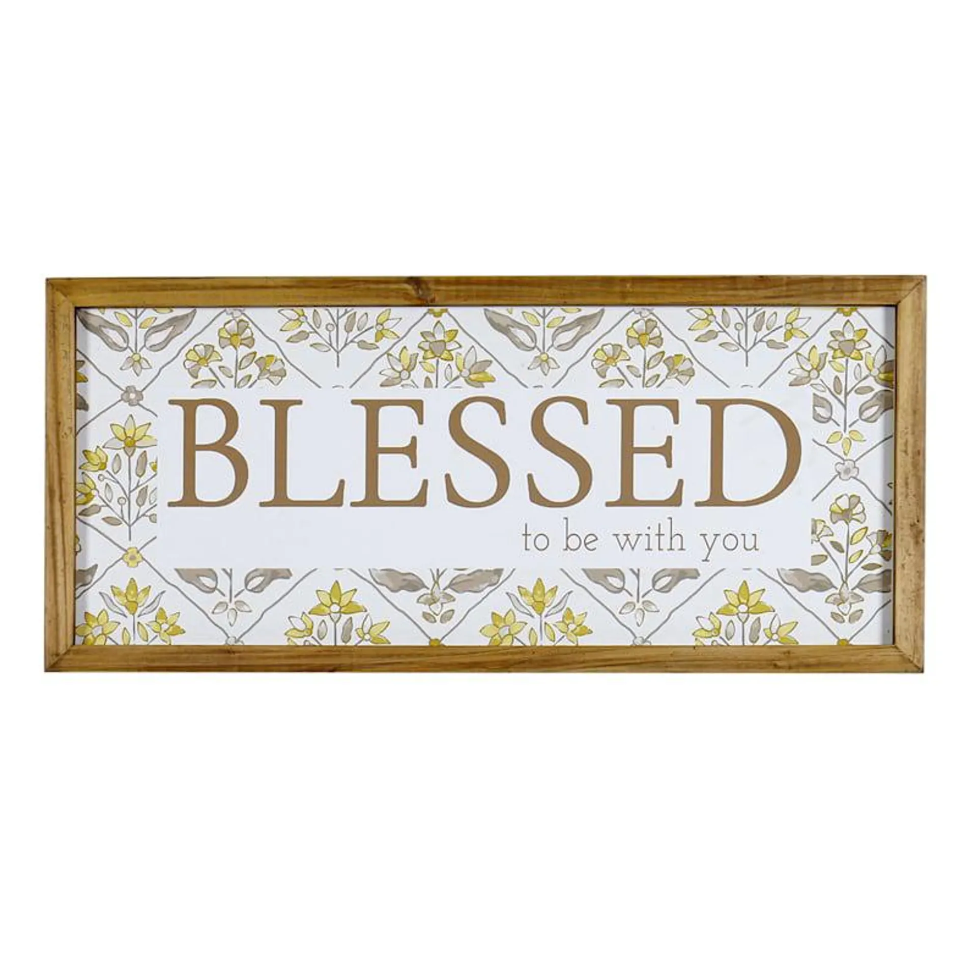 Blessed Wall Sign, 24x11