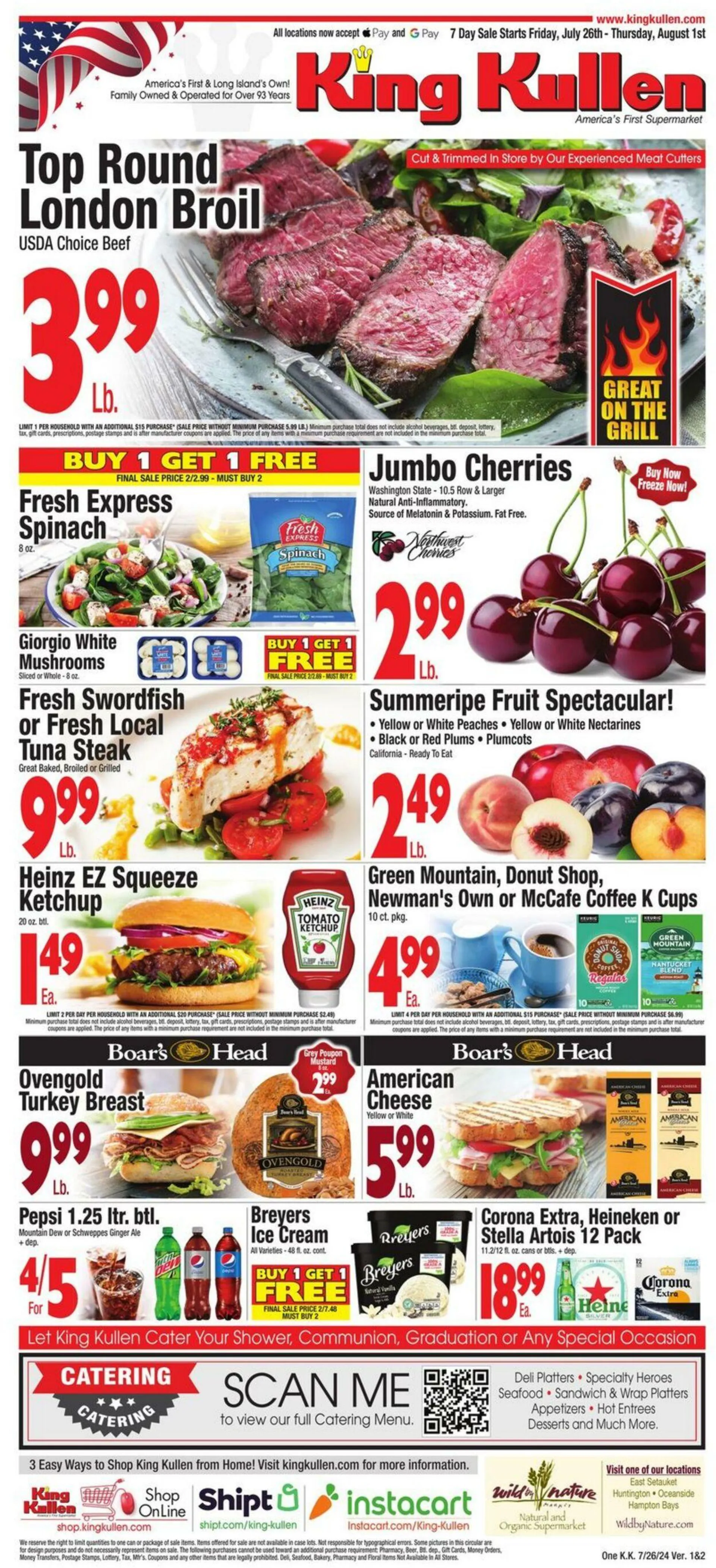 Weekly ad King Kullen Current weekly ad from July 26 to August 1 2024 - Page 1