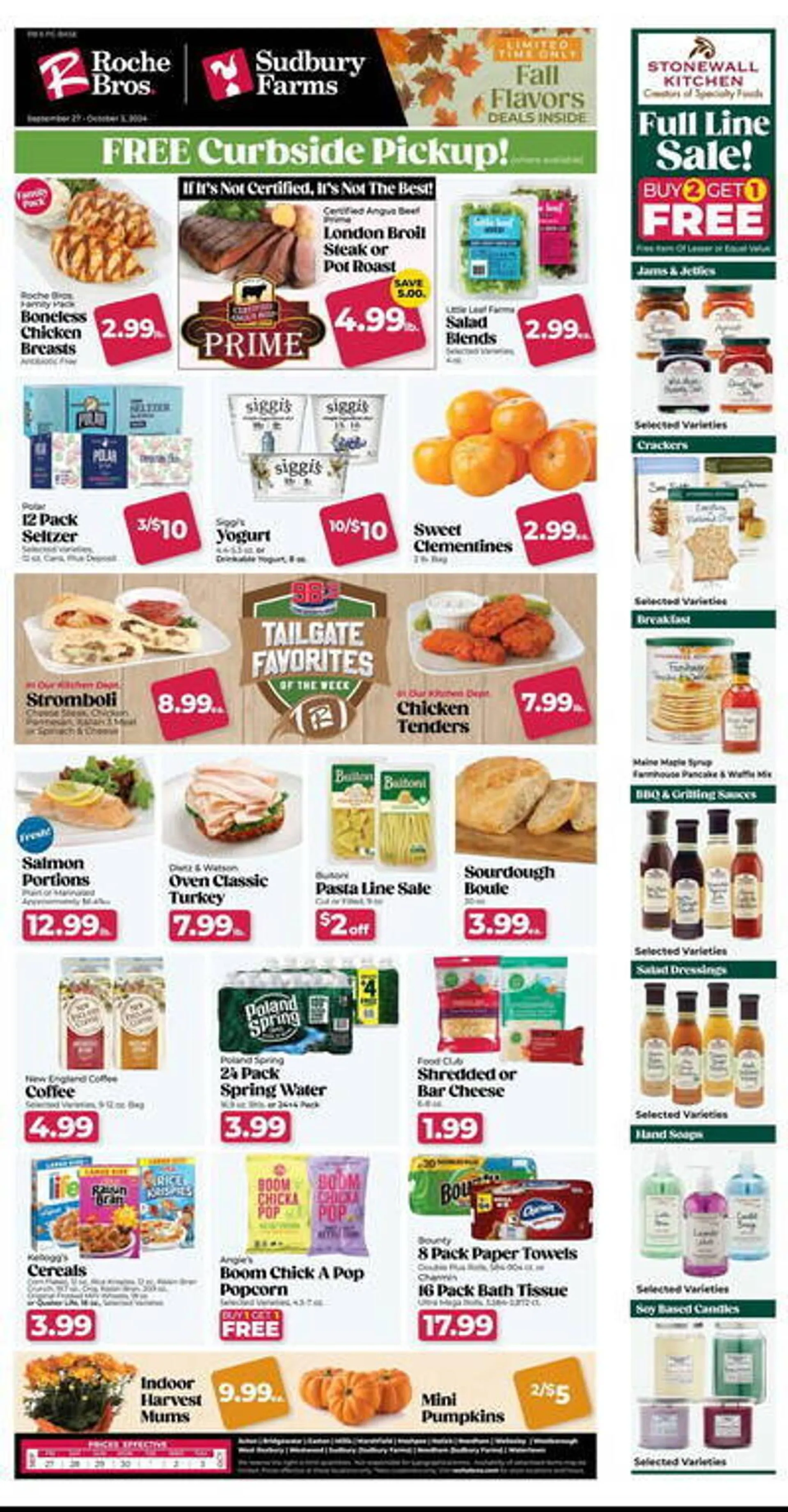 Roche Bros Weekly Ad - 1