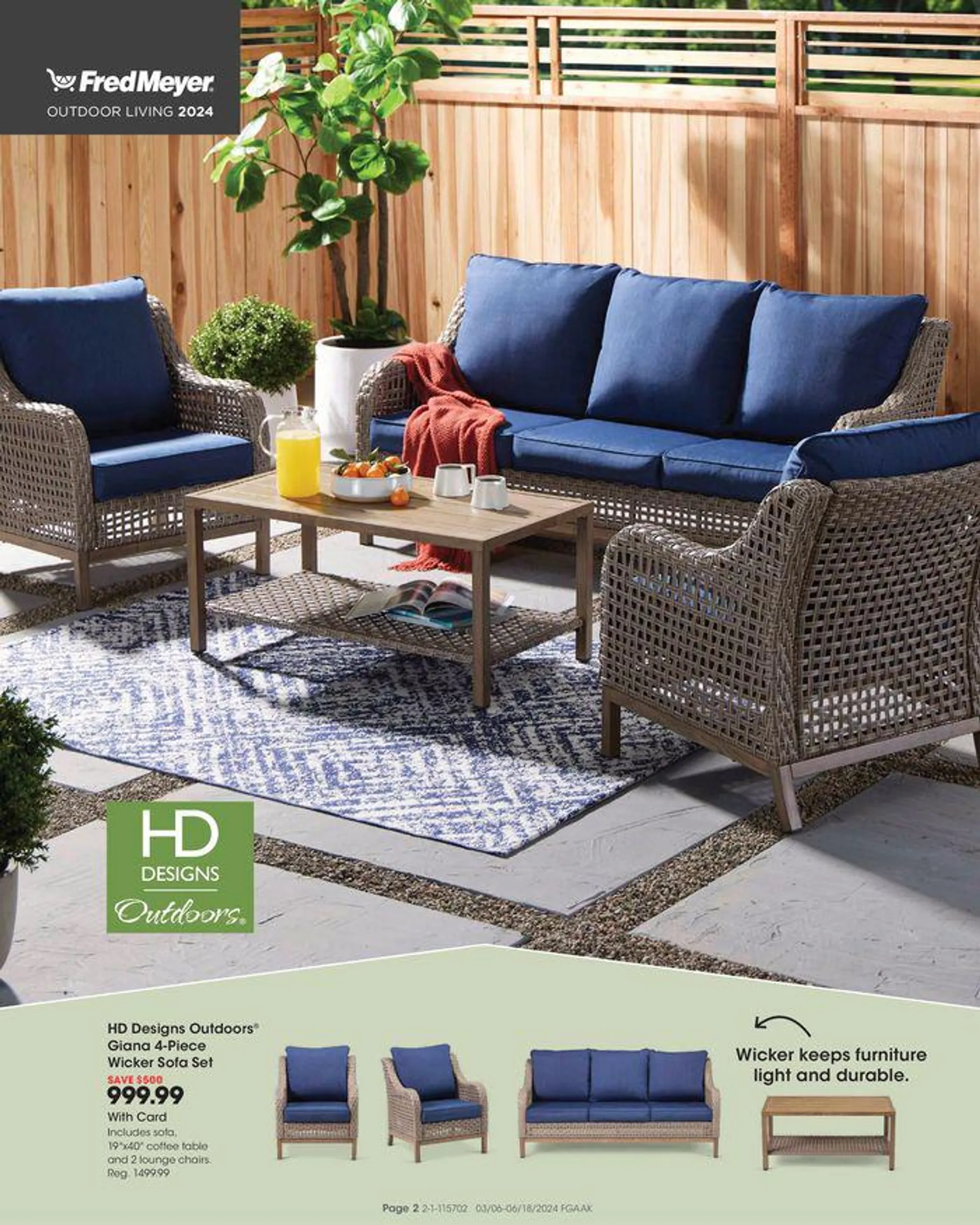 Weekly ad Outdoor Living Look book from March 13 to June 18 2024 - Page 2