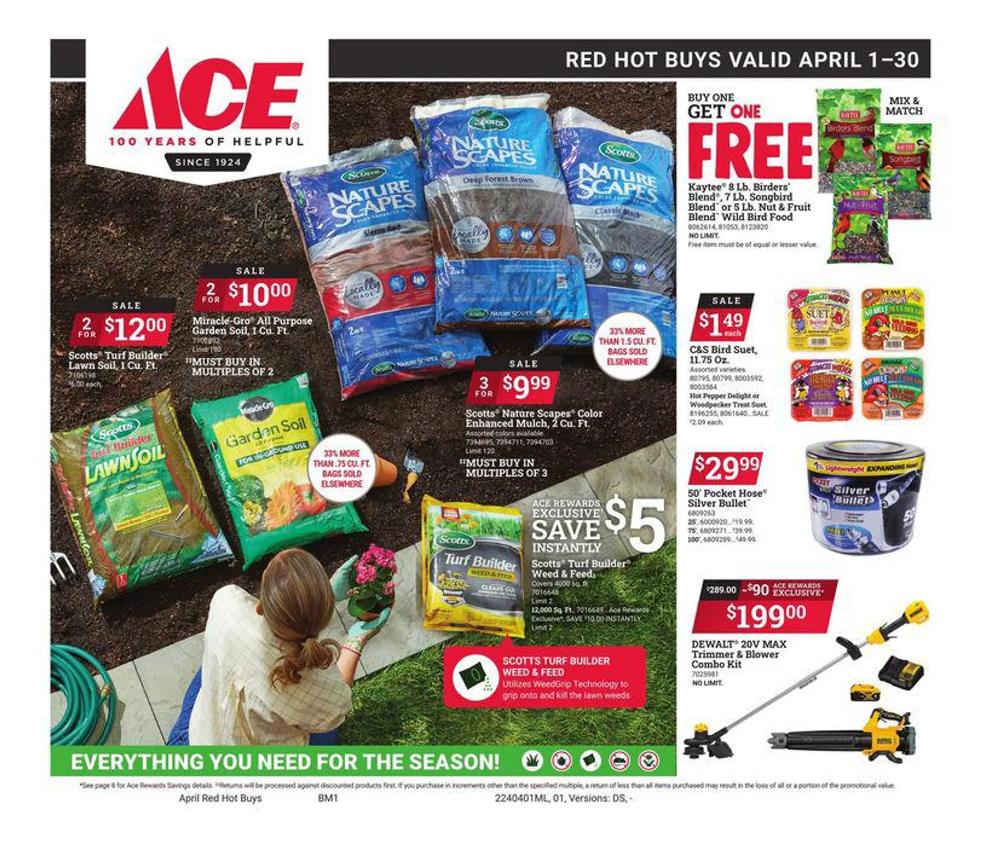 Weekly ad April Red Hot Buys from April 2 to April 30 2024 - Page 1