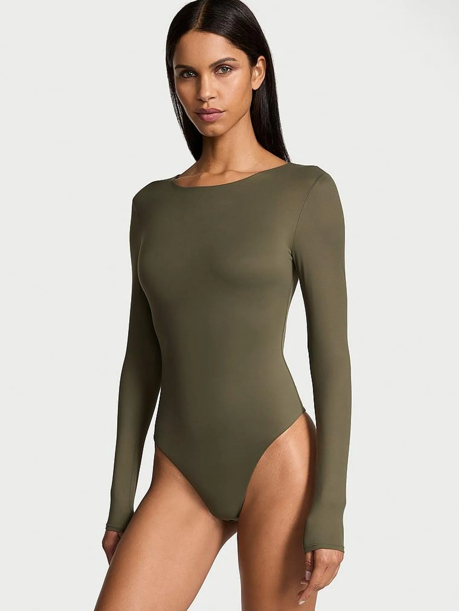 BODYWEAR by Victoria with FeatherSoft™ Innovation Long-Sleeve Bodysuit