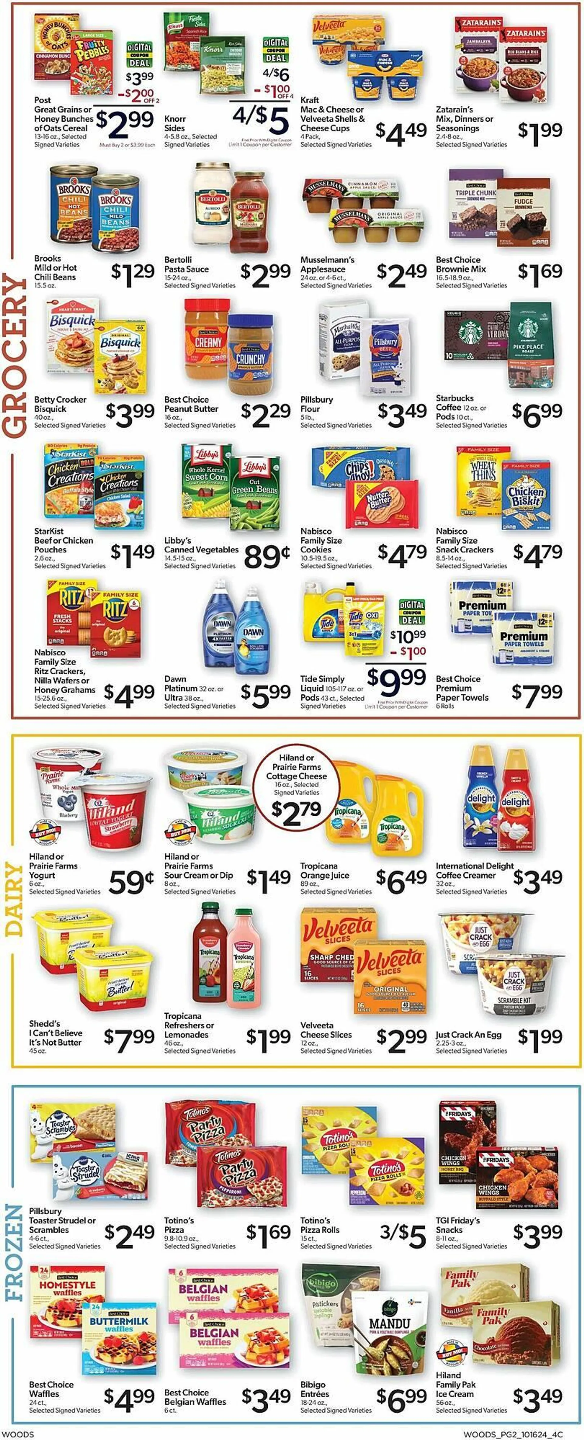 Weekly ad Woods Supermarket Weekly Ad from October 16 to October 22 2024 - Page 2