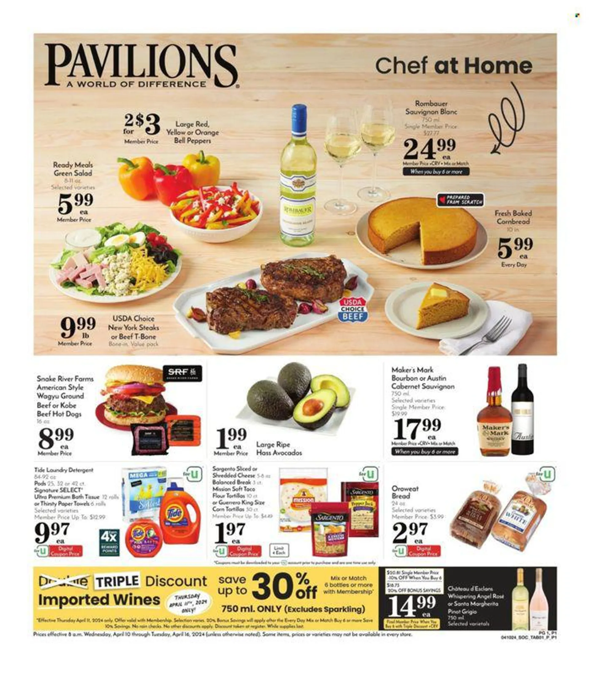 Weekly ad Chef At Home from April 11 to April 16 2024 - Page 1