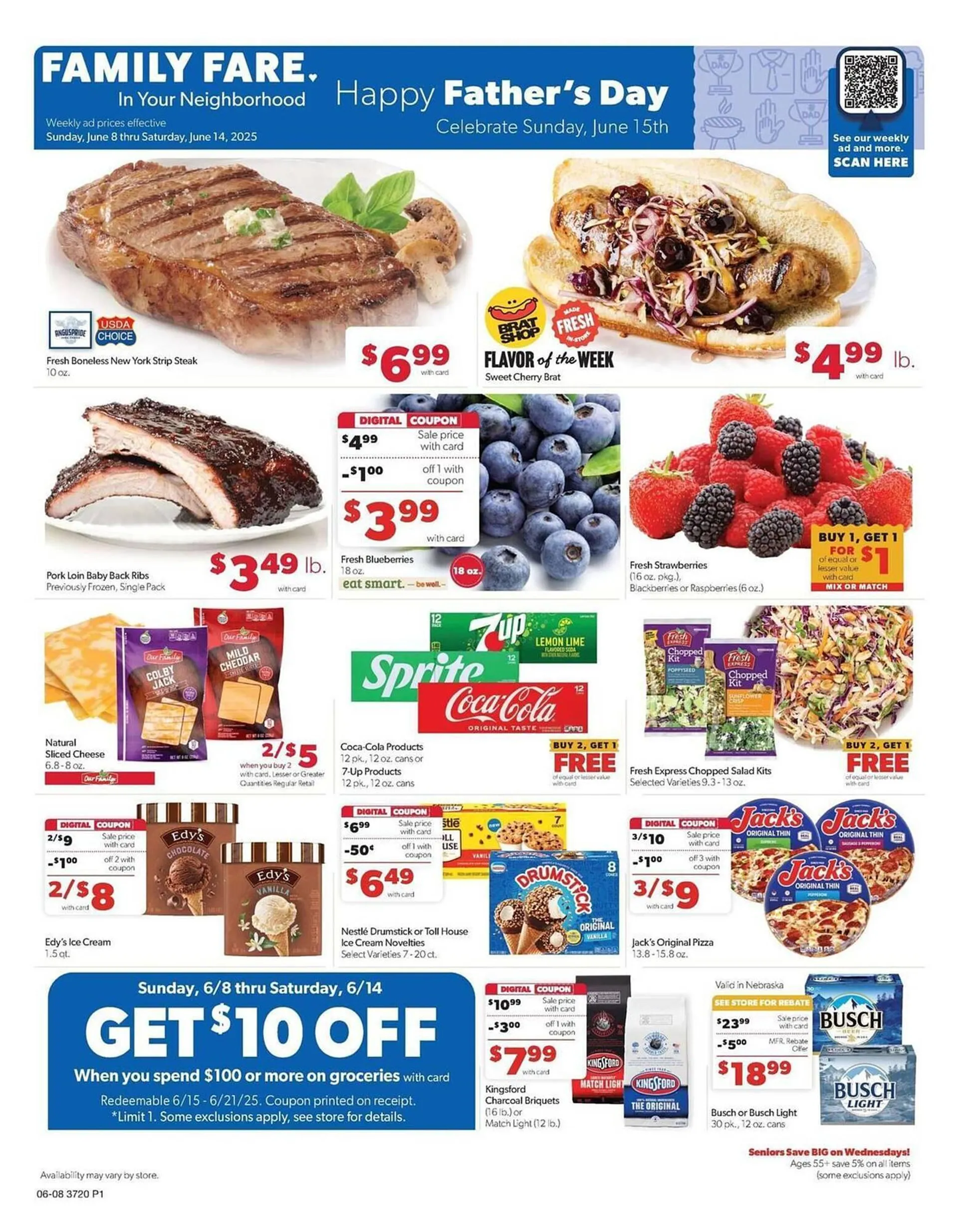 Weekly ad Family Fare Weekly Ad from June 6 to June 15 2025 - Page 1
