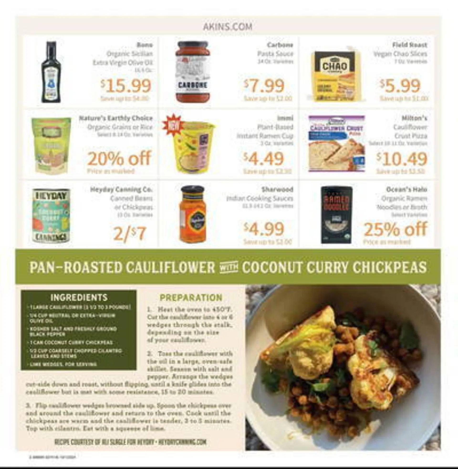 Weekly ad Akin's Natural Foods Weekly Ad from October 1 to October 31 2024 - Page 2