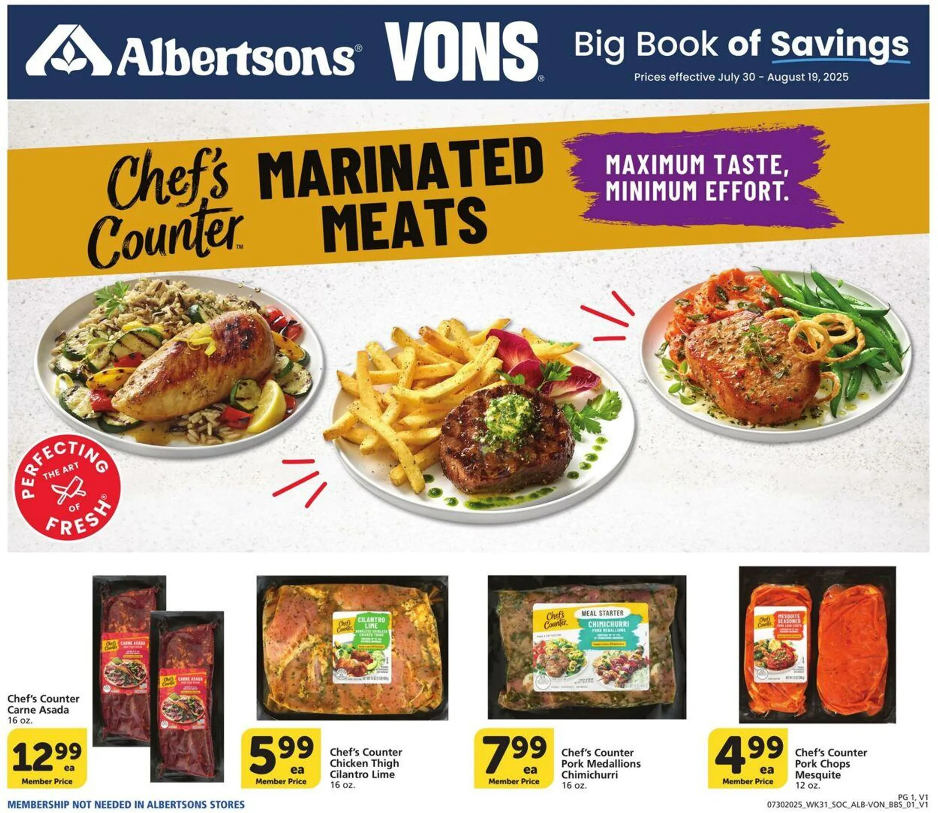 Weekly ad Vons Current weekly ad from July 30 to August 19 2025 - Page 1