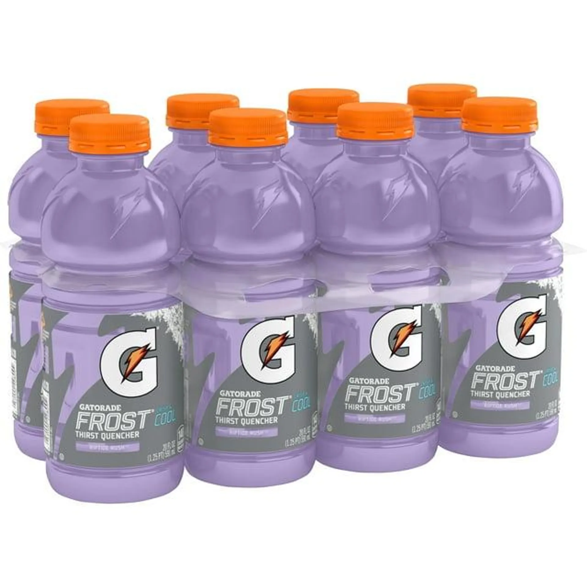 Gatorade Frost Thirst Quencher Riptide Rush Sports Drink, 20 fl oz, 8 Count Bottles