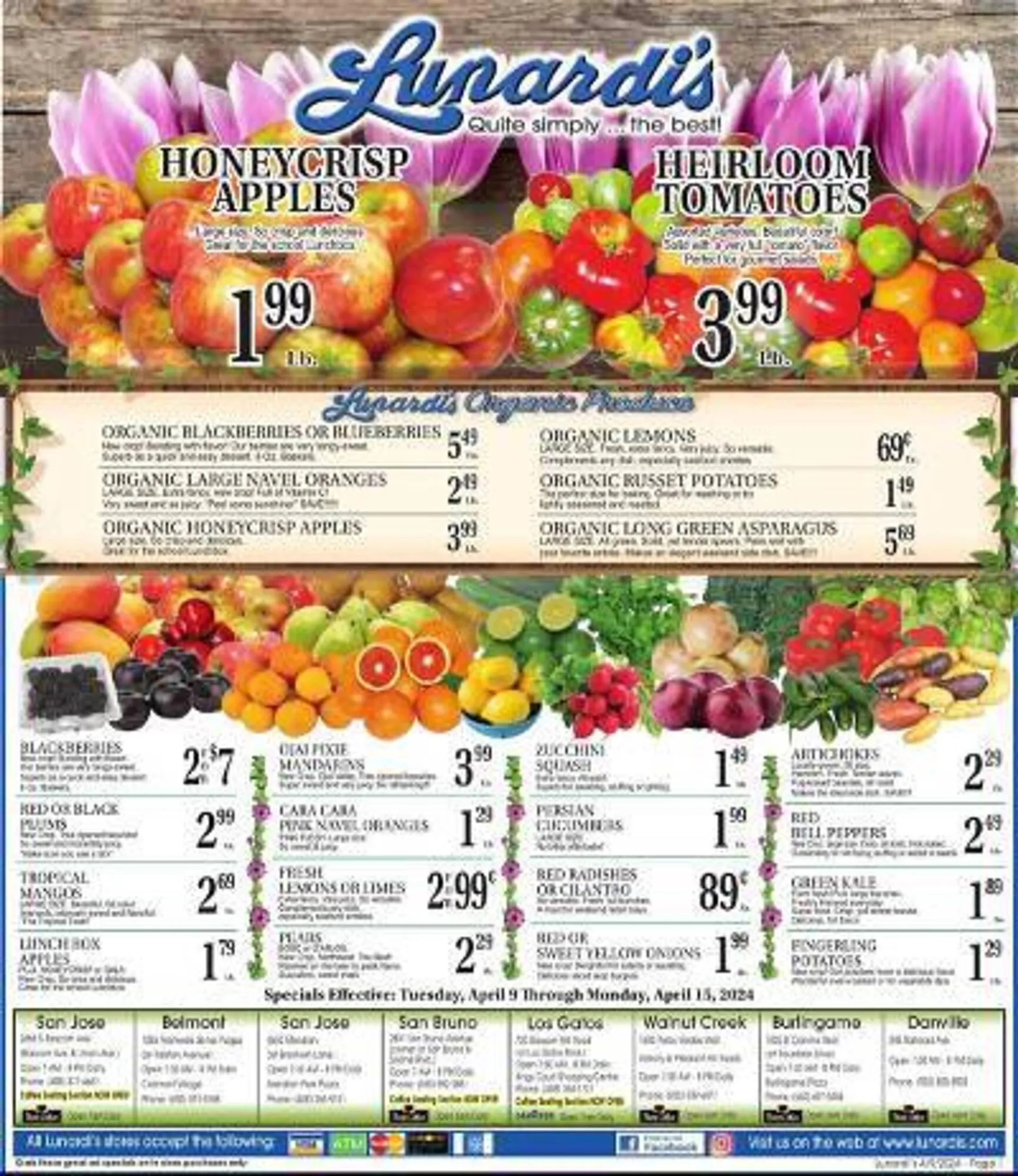 Weekly ad Lunardis Weekly Ad from April 9 to April 15 2024 - Page 