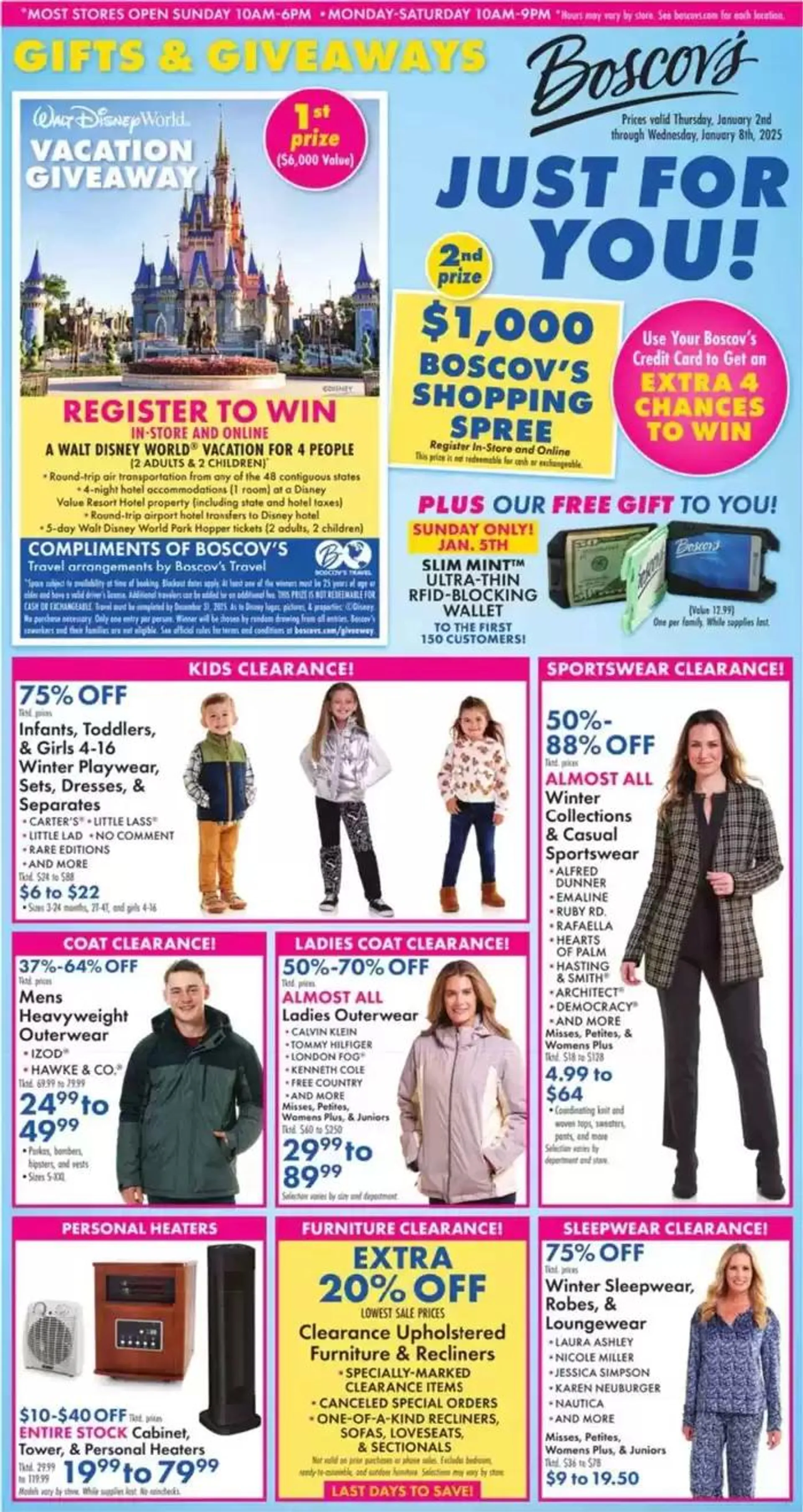 Weekly Ads Boscovs - 1