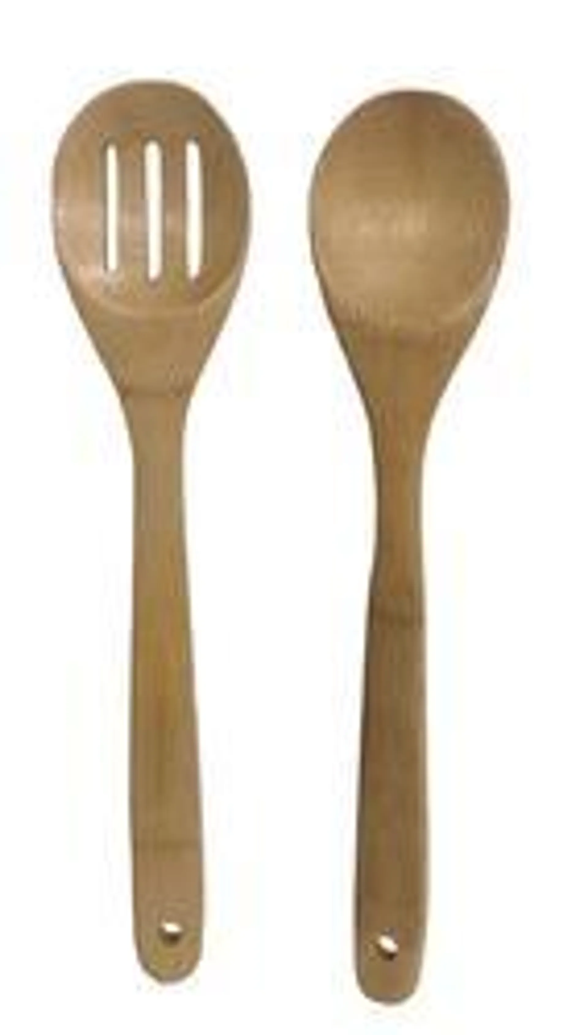 2-Piece Bamboo Spoon Set