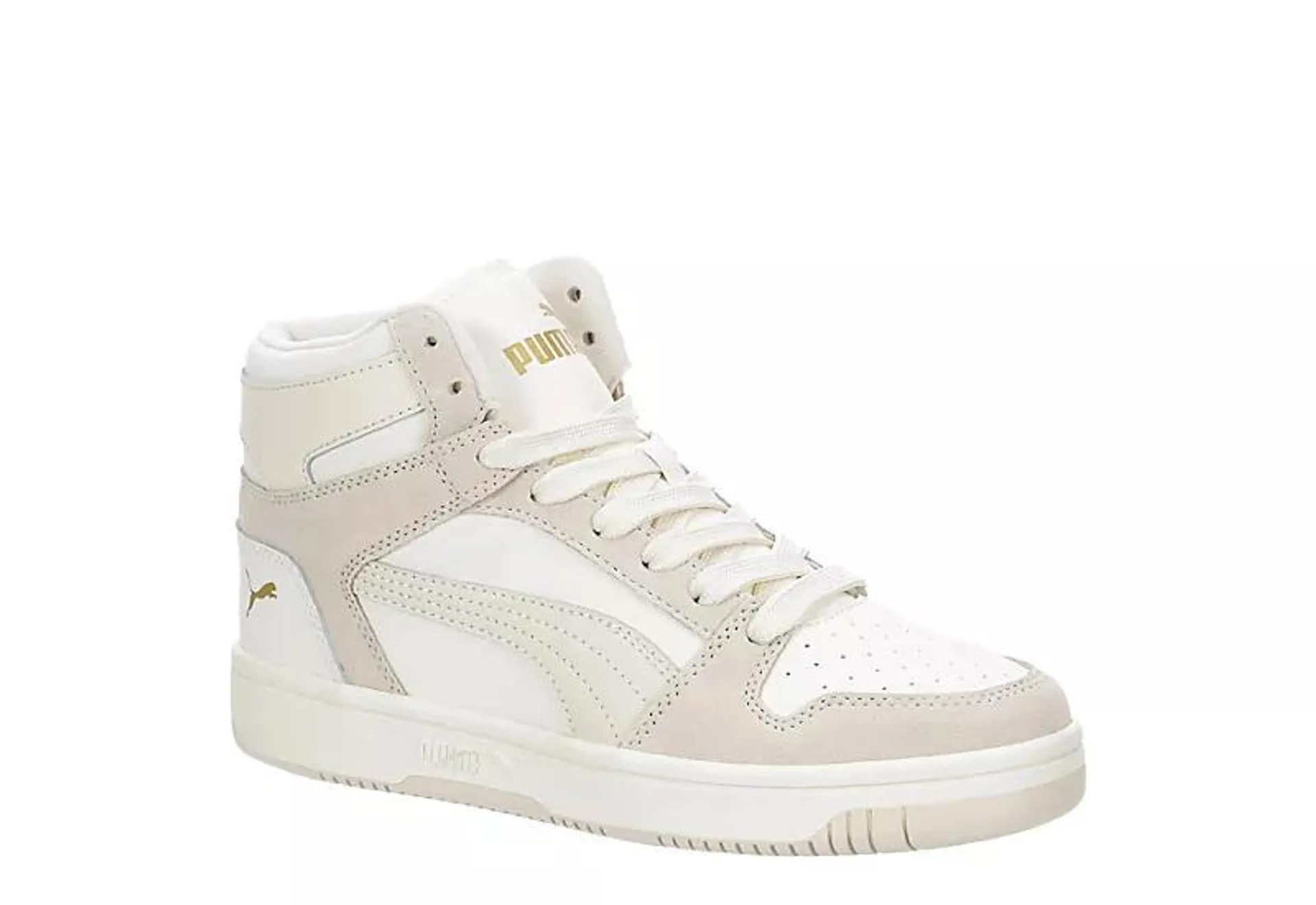 Puma Womens Rebound Lay Up Sneaker - Bone