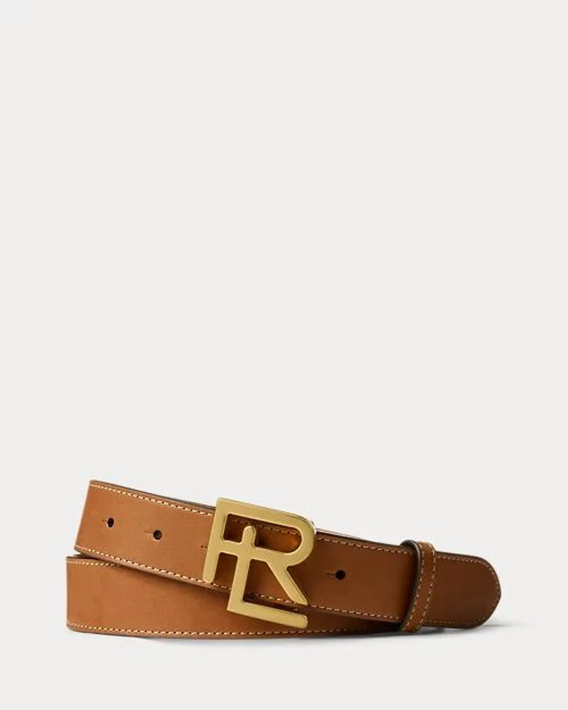 RL-Buckle Calfskin Belt