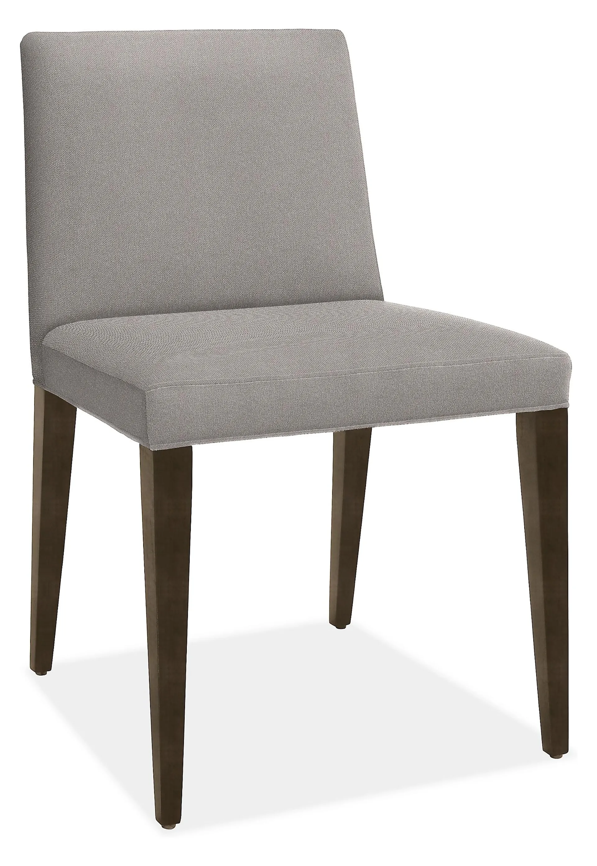 Ava Side Chair in Flint Cement with Charcoal Legs