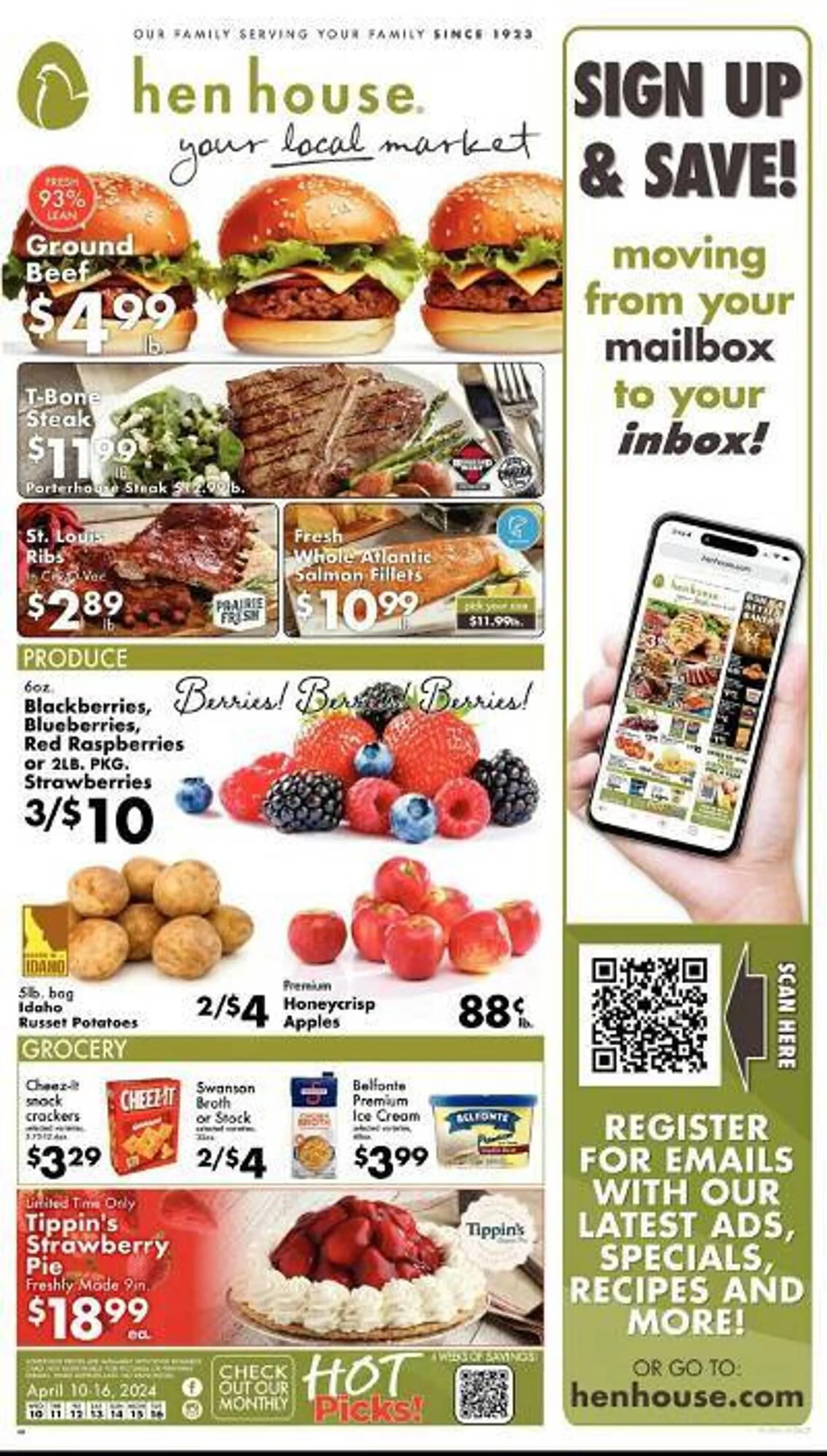 Weekly ad Hen House Weekly Ad from April 10 to April 16 2024 - Page 