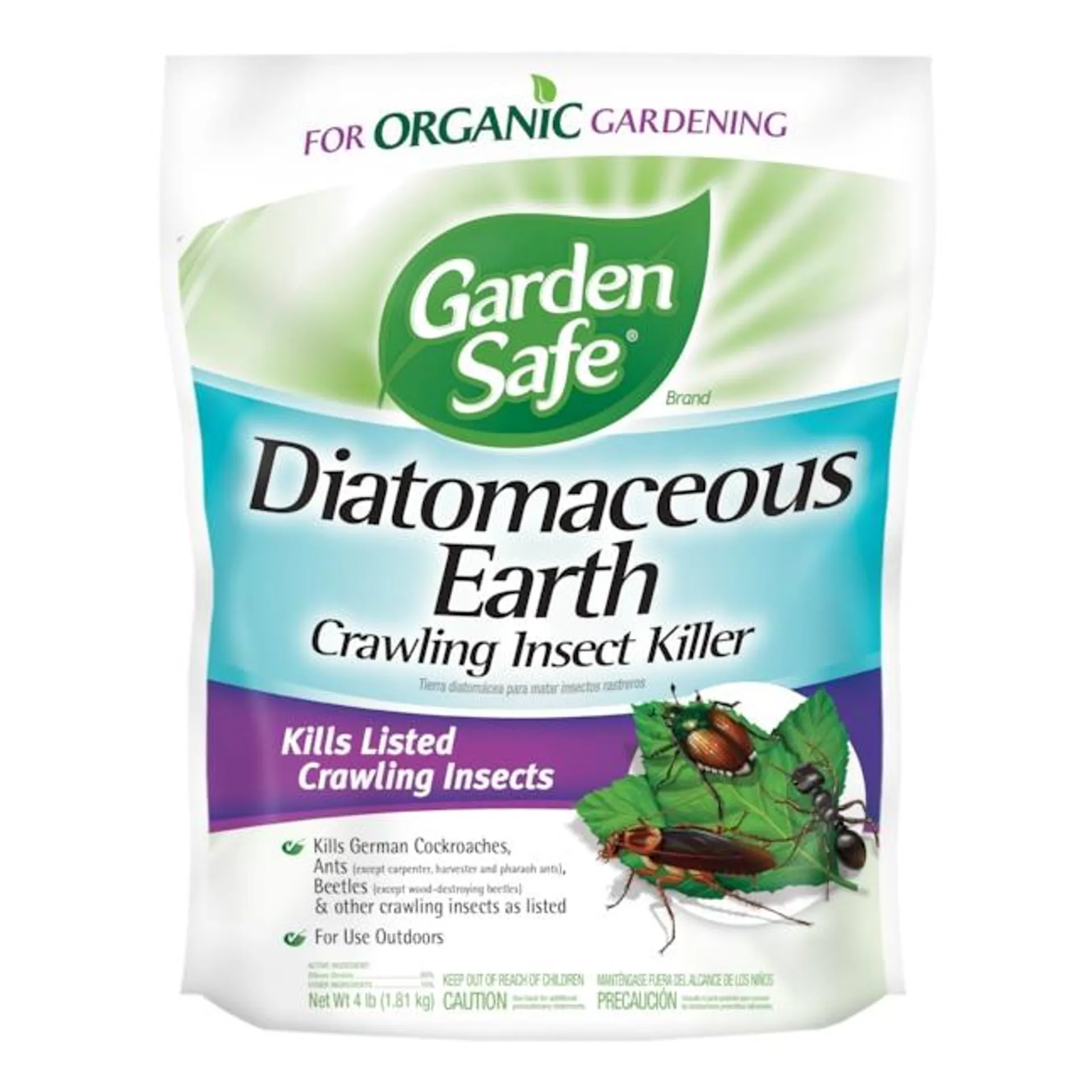 Garden Safe 4-lb Diatomaceous Earth Crawling Insect Killer