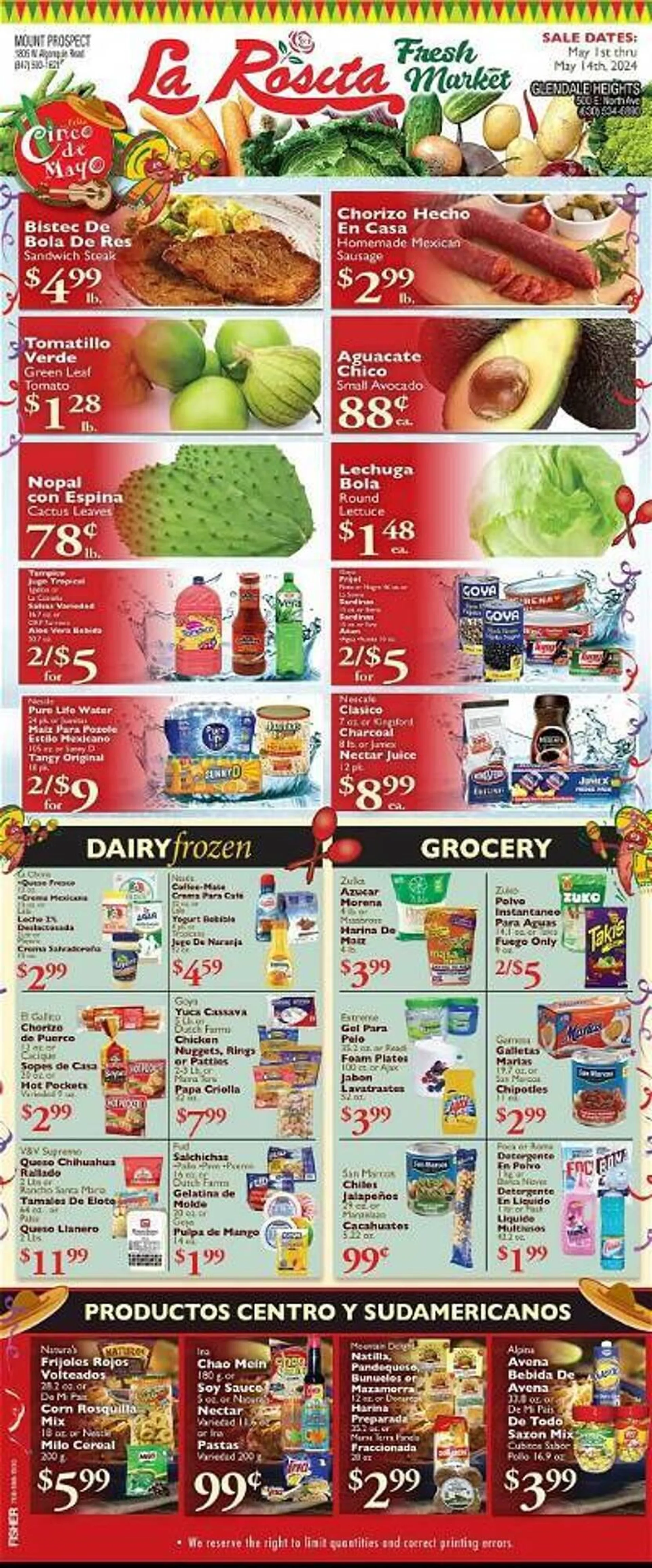 La Rosita Fresh Market Weekly Ad - 1