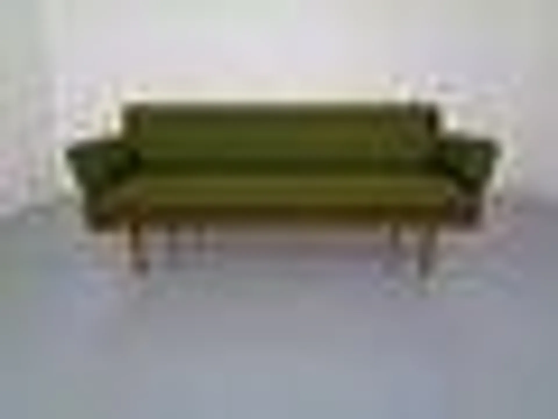 Minerva Teak & Kvadrat Hallingdal Daybed / Sofa by Peter Hvidt & Orla Mølgaard Nielsen for France & Son, Denmark, 1950s
