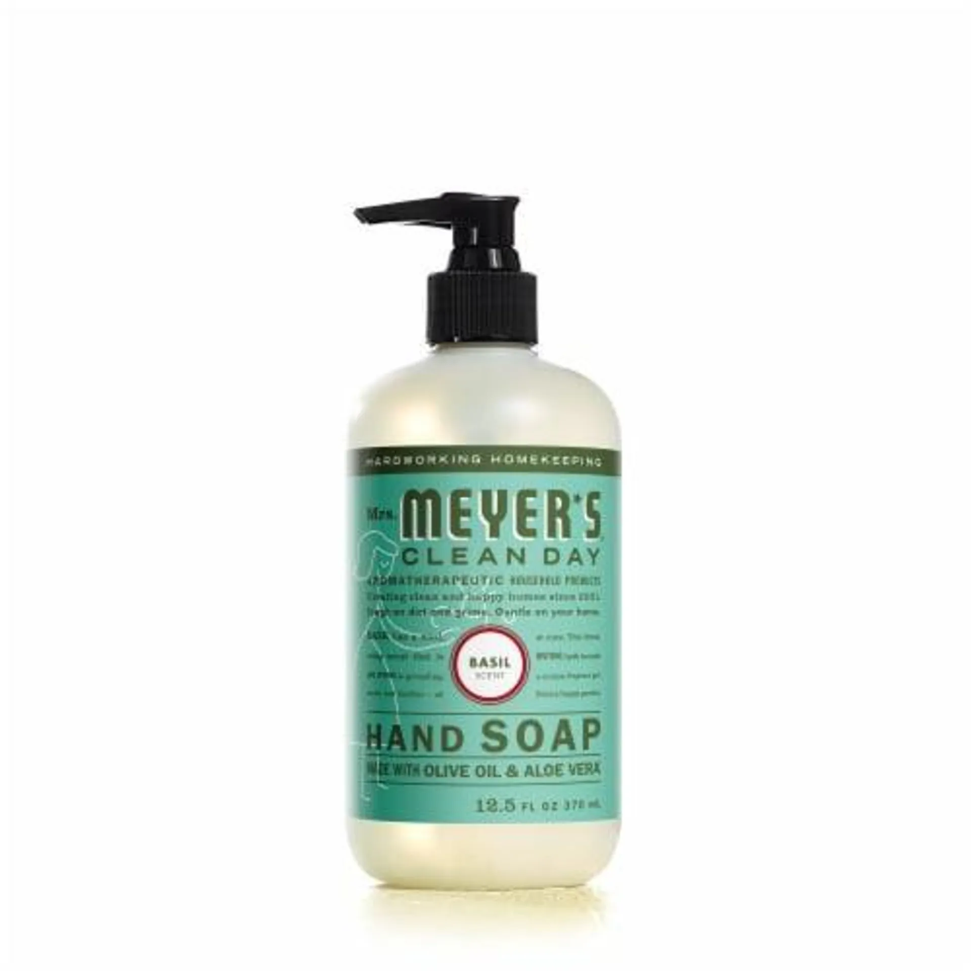 Mrs. Meyer's Clean Day Hand Soap Basil Made Without Parabens or Phthalates