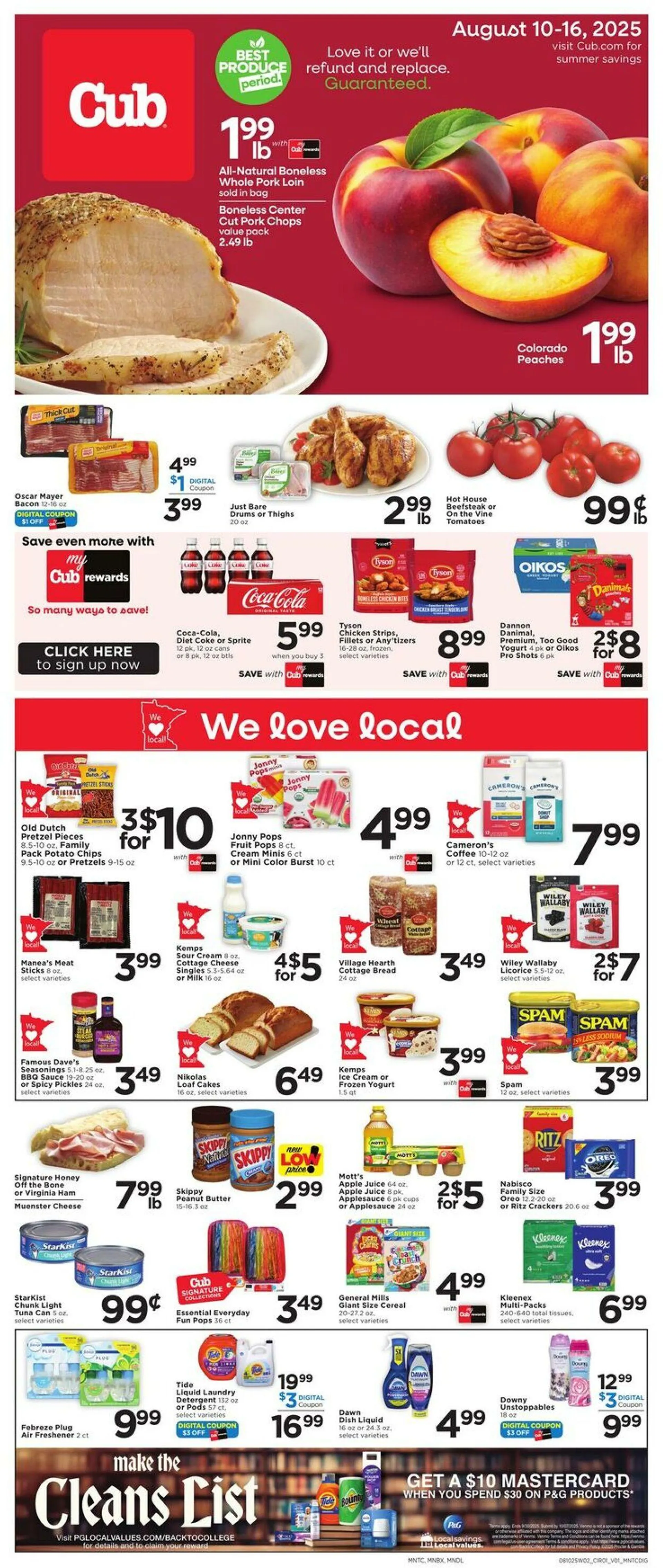 Weekly ad Cub Foods Current weekly ad from August 10 to August 17 2025 - Page 1