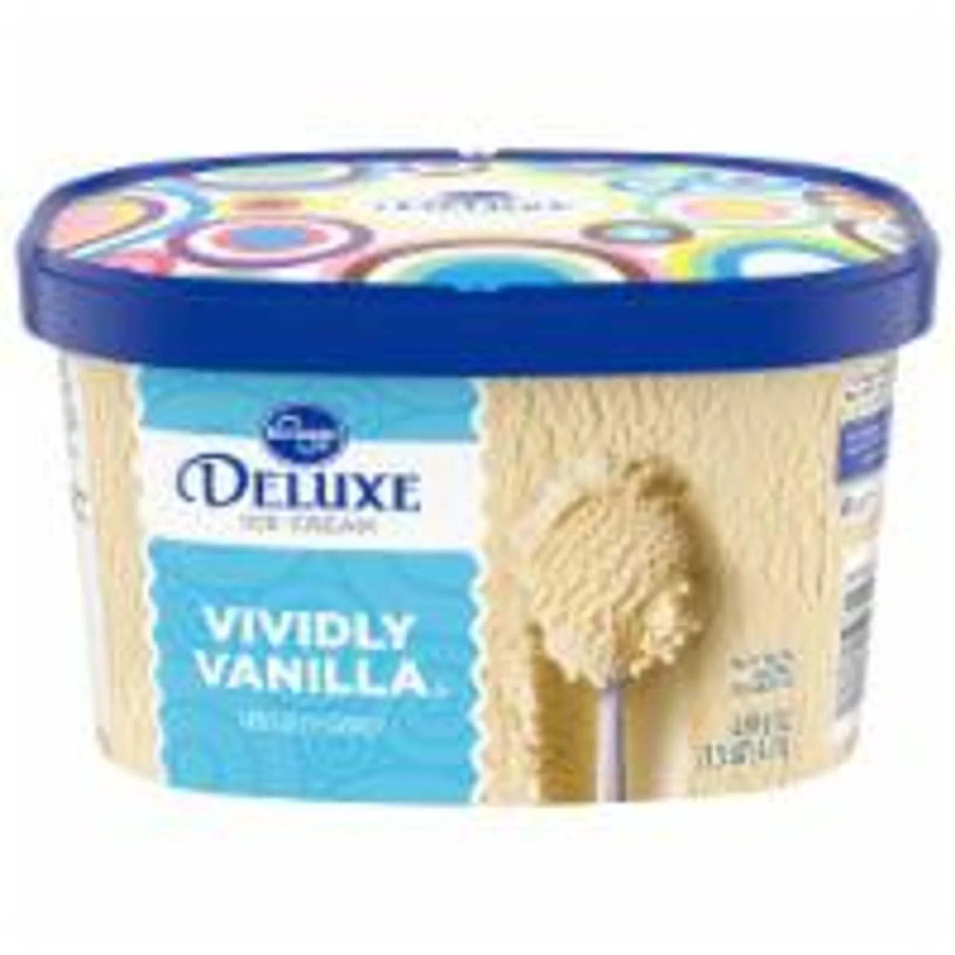 Kroger® Deluxe Vividly Vanilla Ice Cream Tub