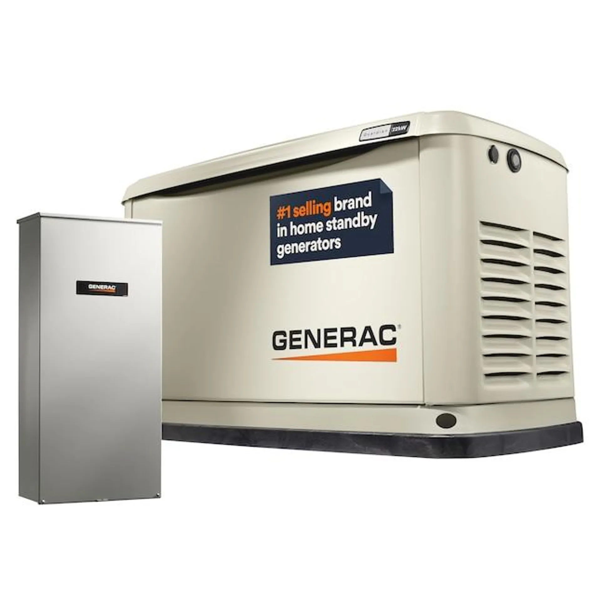 Generac 22000-Watt Dual Fuel (Liquid Propane/Natural Gas) 200-Amp Home Standby Generator (Automatic Transfer Switch)