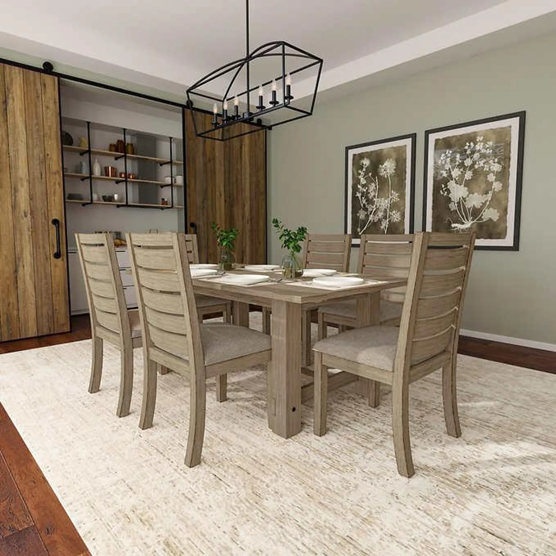 Corrine Dining Table Collection - Taupe