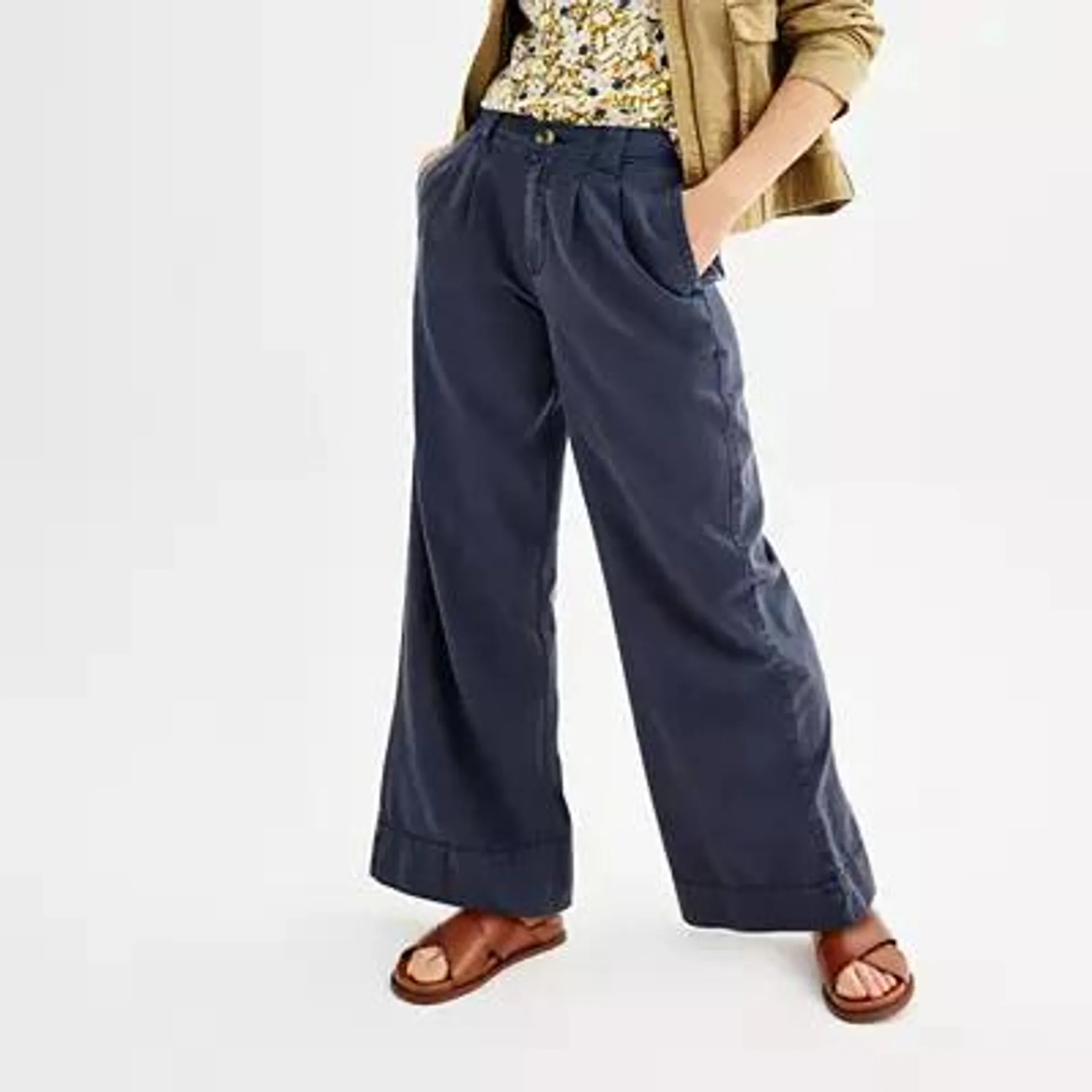Women's Sonoma Goods For Life® Pleated Wide Leg Pants