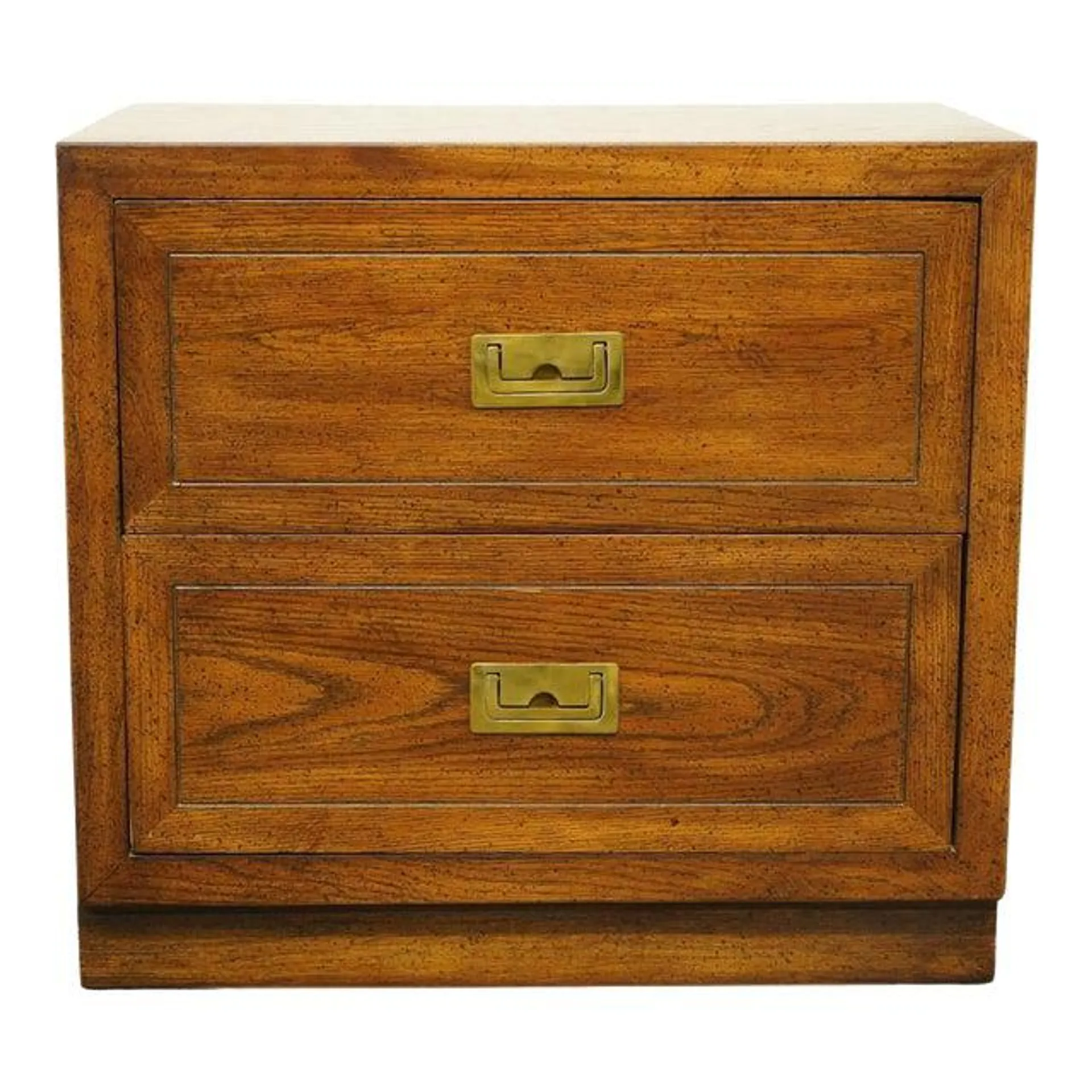 Dixie Furniture Act II Collection Italian Campaign Style 26" Two Drawer Nightstand 880-621