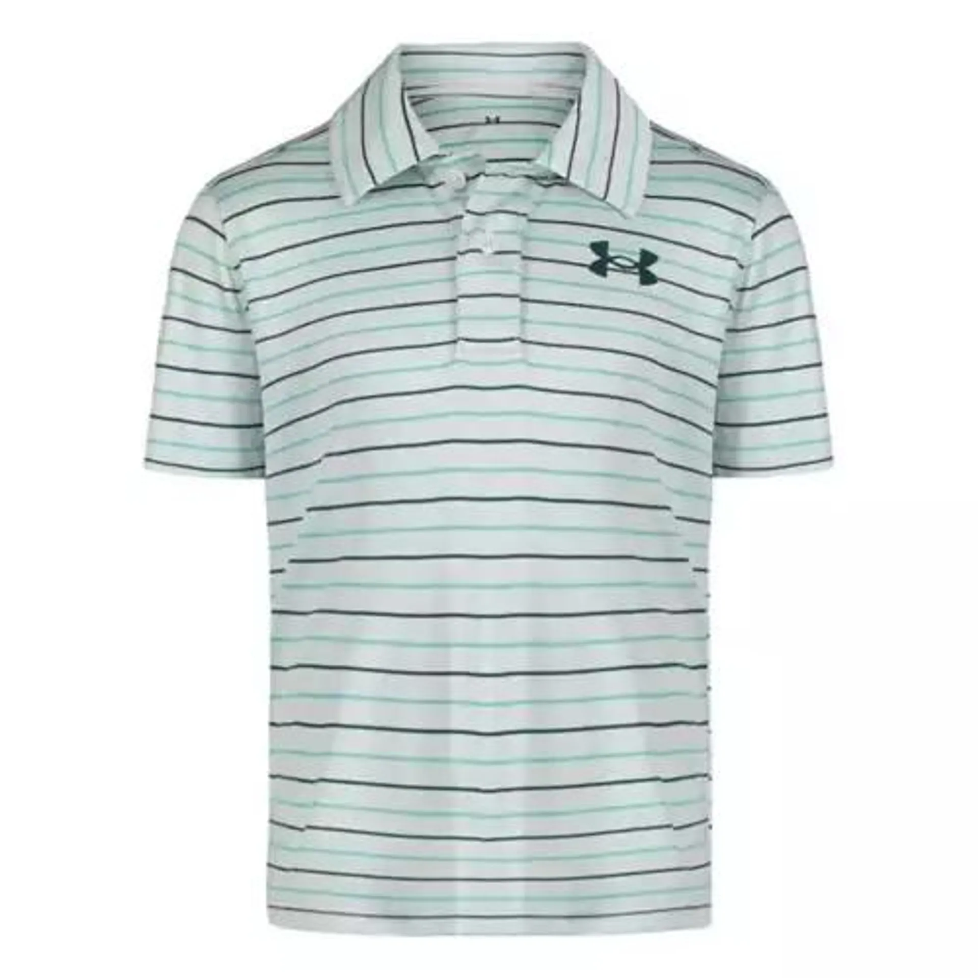 Boys' Under Armour Matchplay Striped Golf Polo