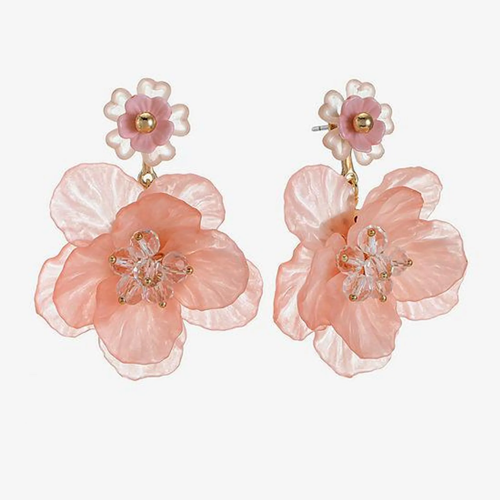 Bijoux Bar Flower Drop Earrings