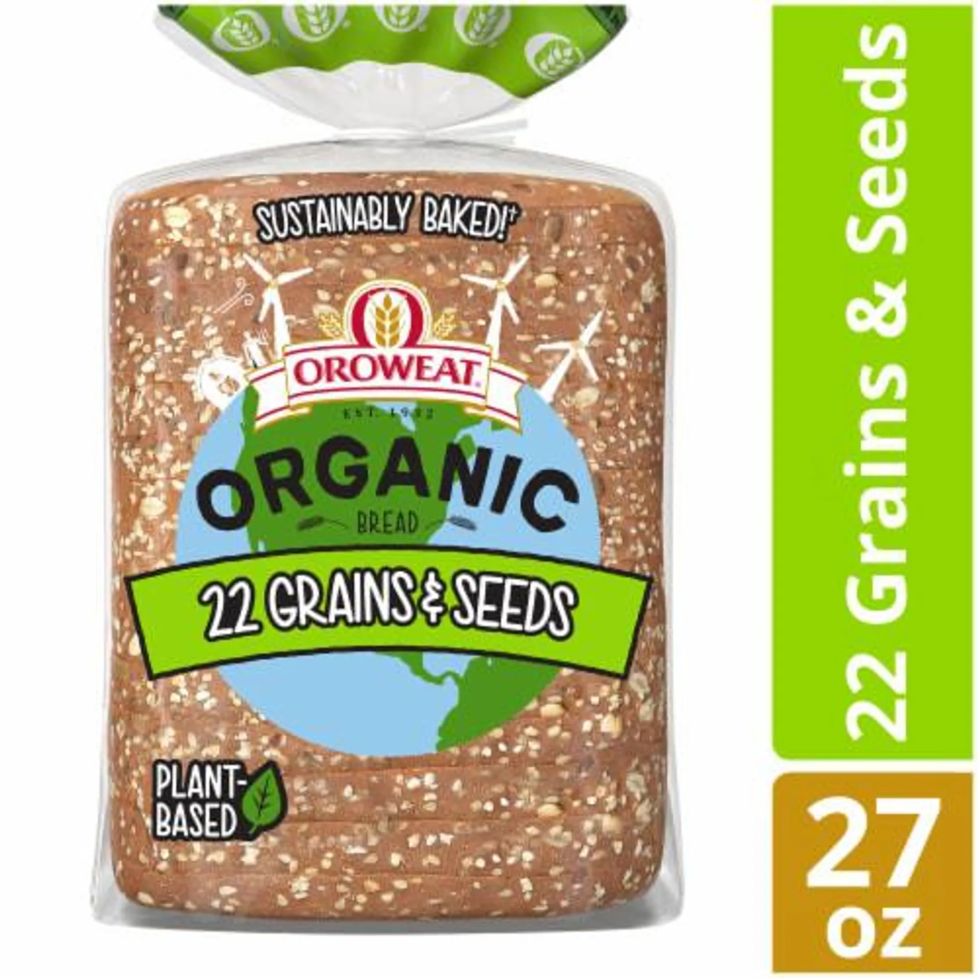 Oroweat Organic 22 Grains & Seeds Bread