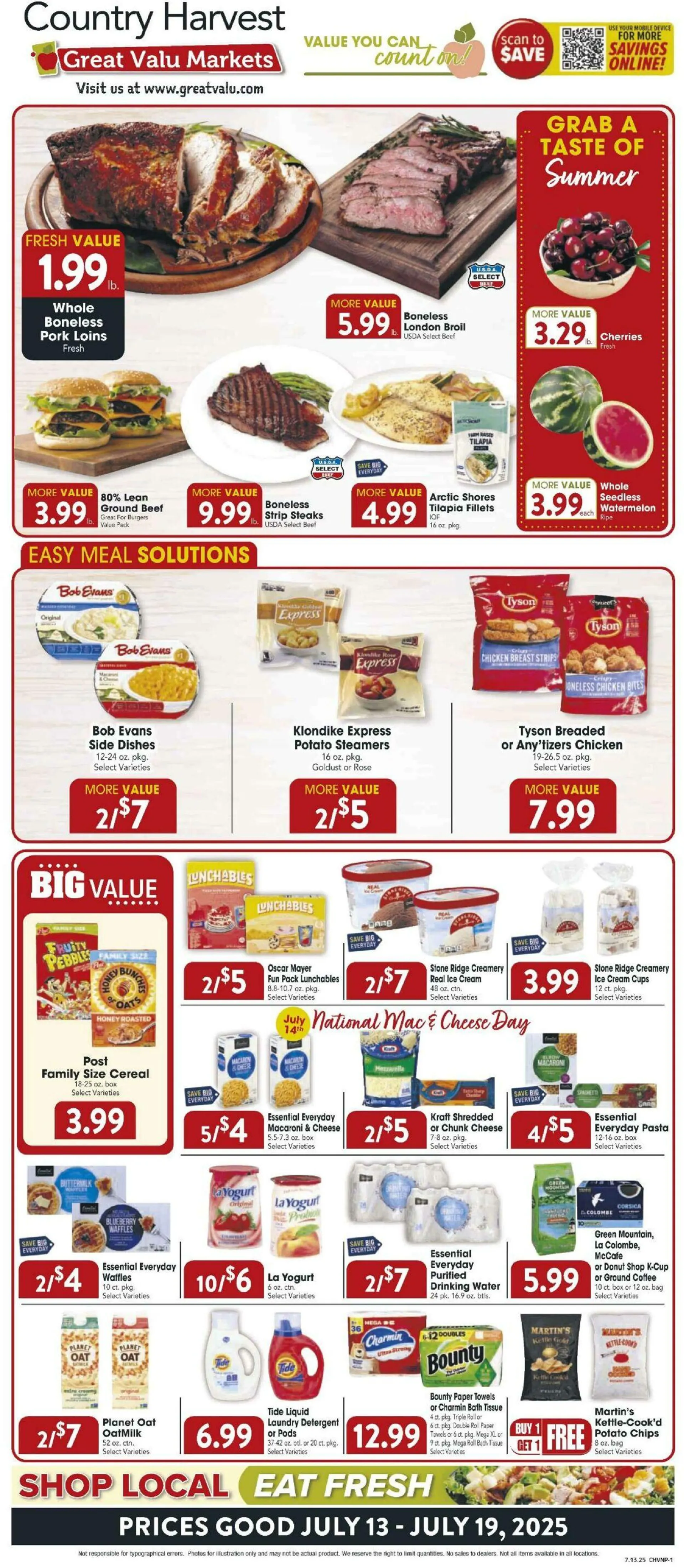 Weekly ad Farm Fresh from July 13 to July 19 2025 - Page 1
