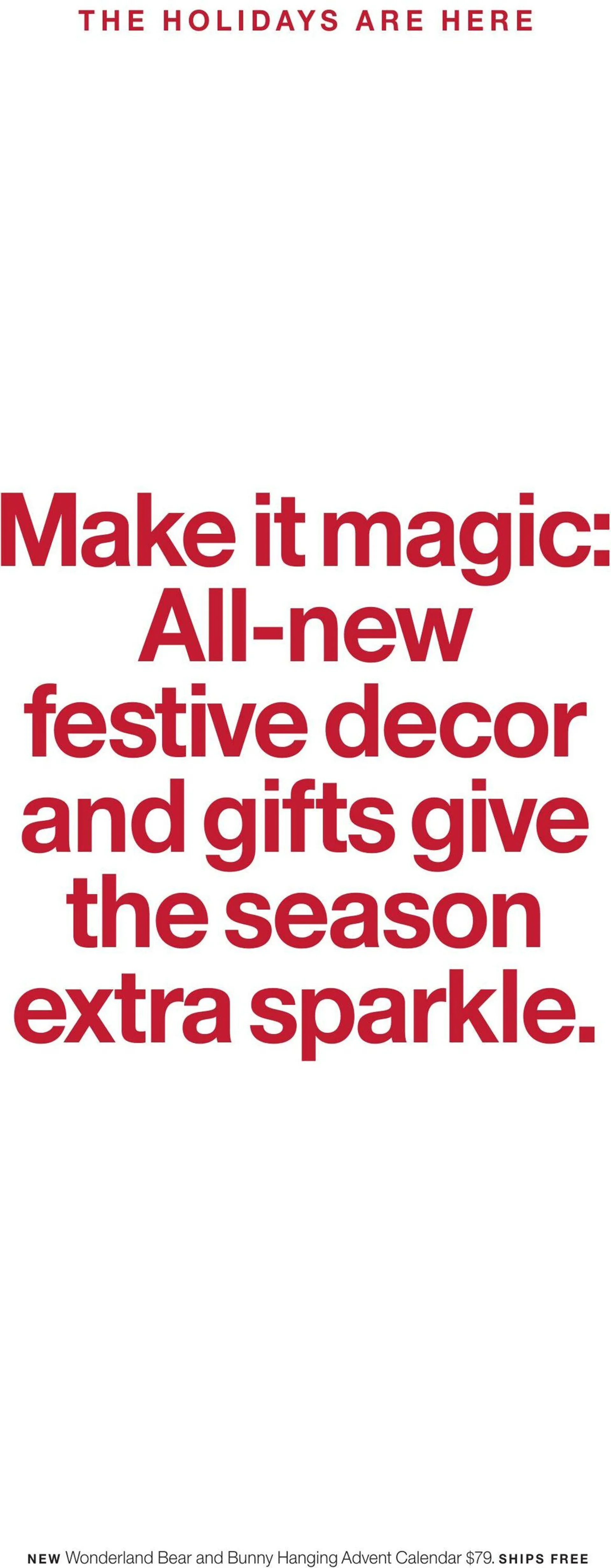 Weekly ad Crate & Barrel from November 6 to December 24 2024 - Page 3