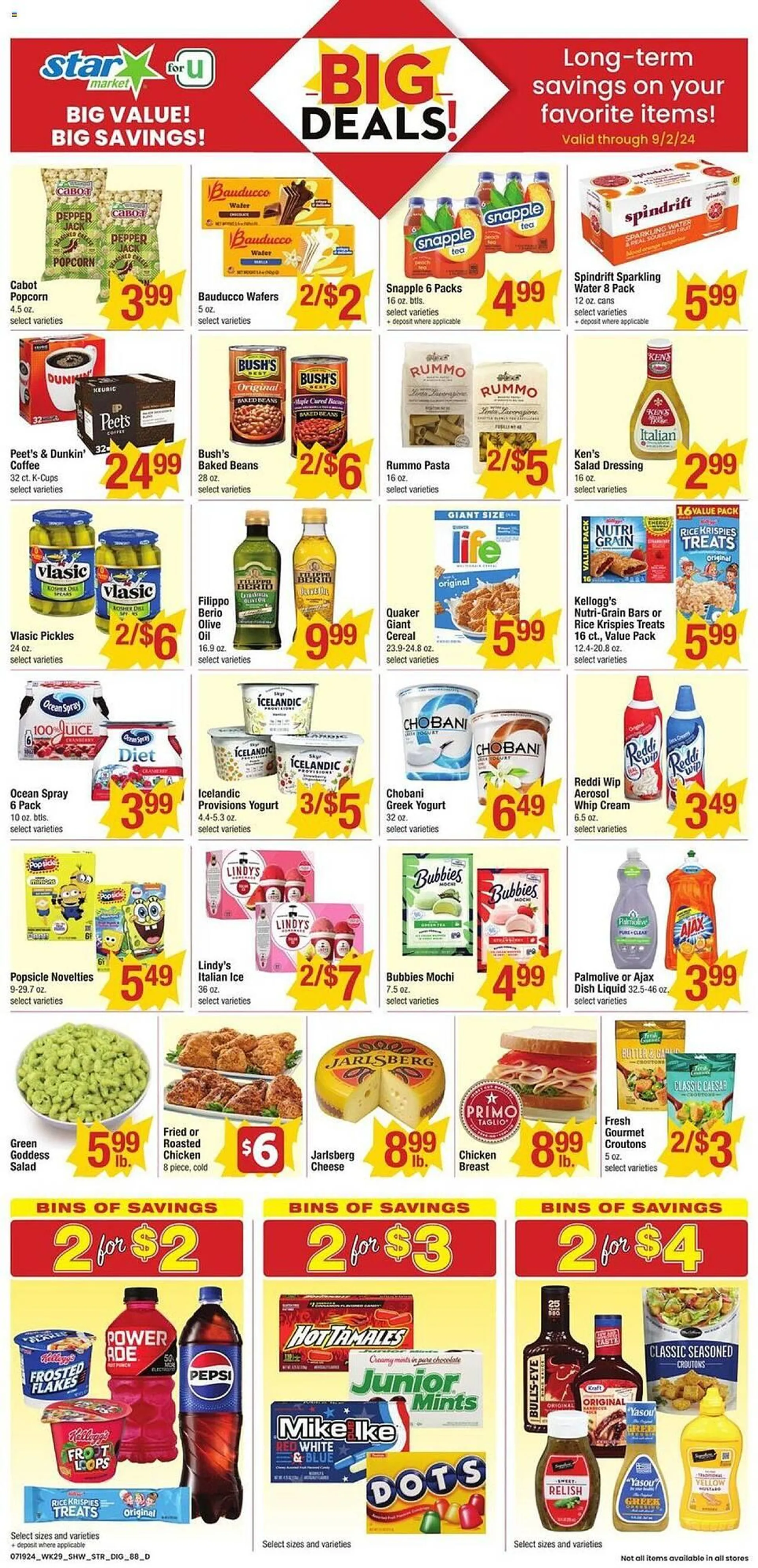 Weekly ad Star Market Weekly Ad from July 19 to September 2 2024 - Page 1