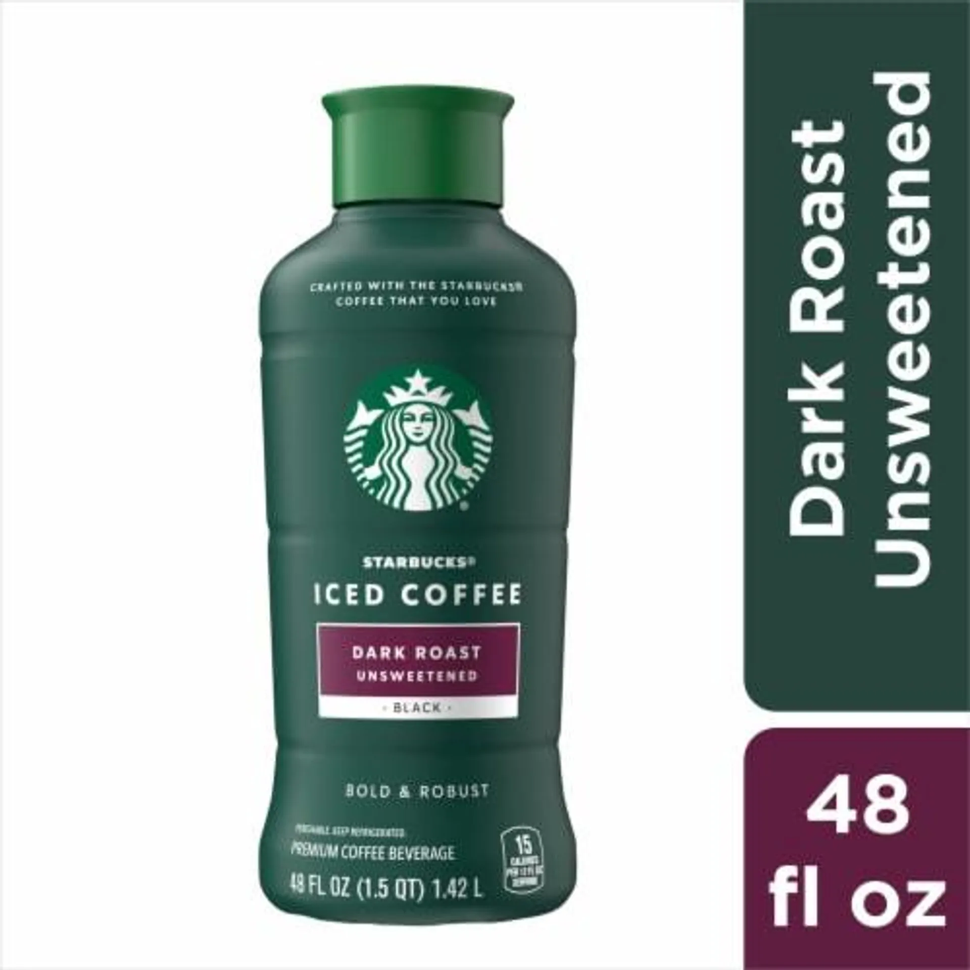 Starbucks® Dark Roast Unsweetened Black Iced Coffee Carton