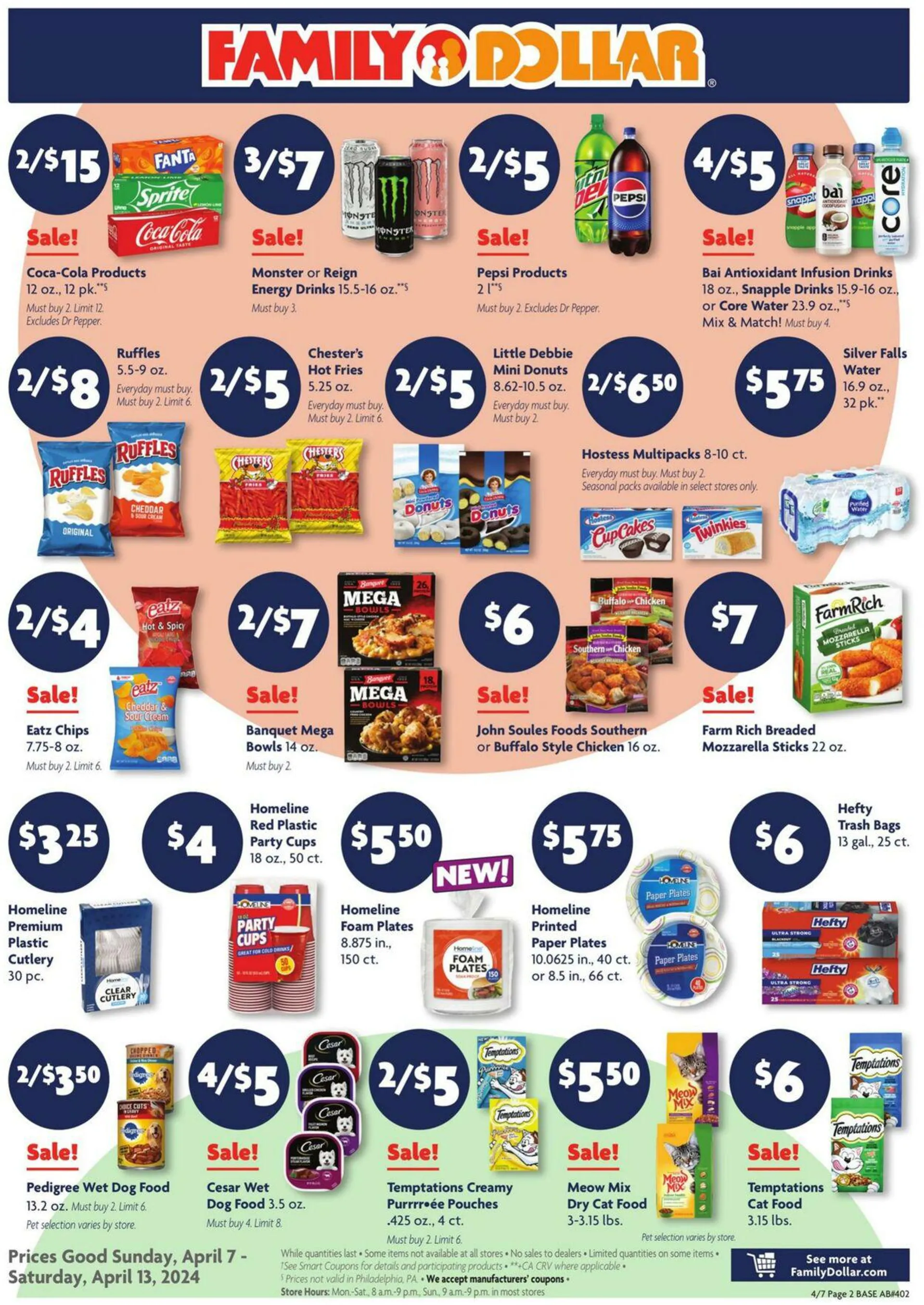 Weekly ad Family Dollar Current weekly ad from April 7 to April 13 2024 - Page 2
