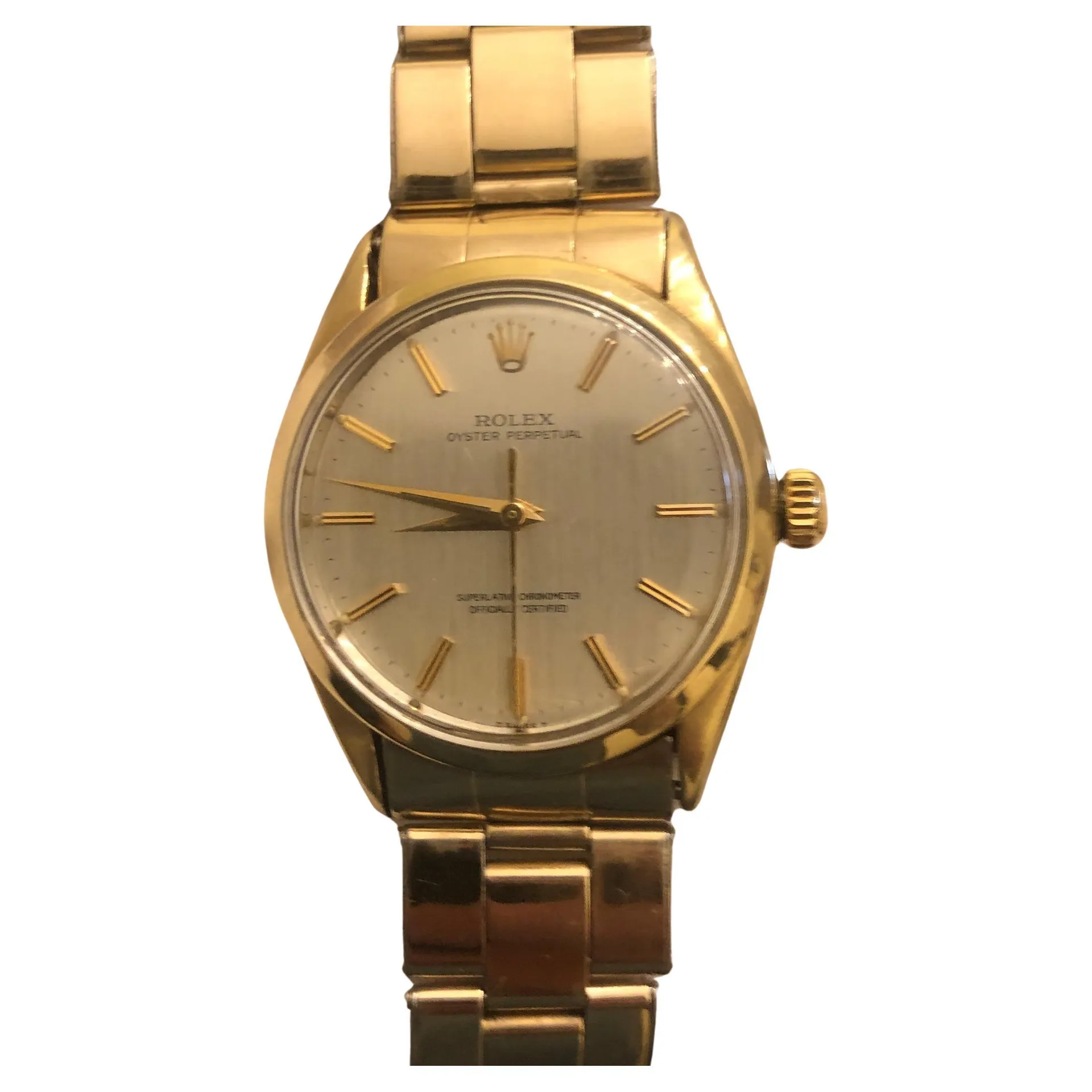 Rolex Oyster Perpetual 1024 34mm Gold Filled Watch