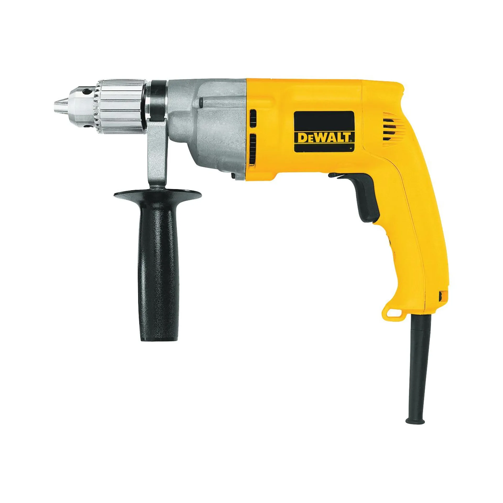 DeWALT DW245 Electric Drill, 7.8 A, 1/2 in Chuck, Keyed Chuck