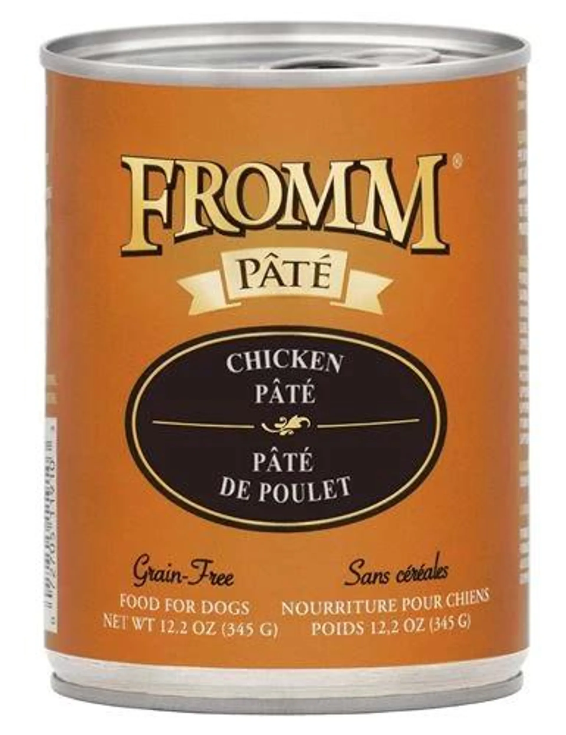 Fromm Pâté Grain-Free Chicken Pâté Wet Dog Food, 12.2 Ounces