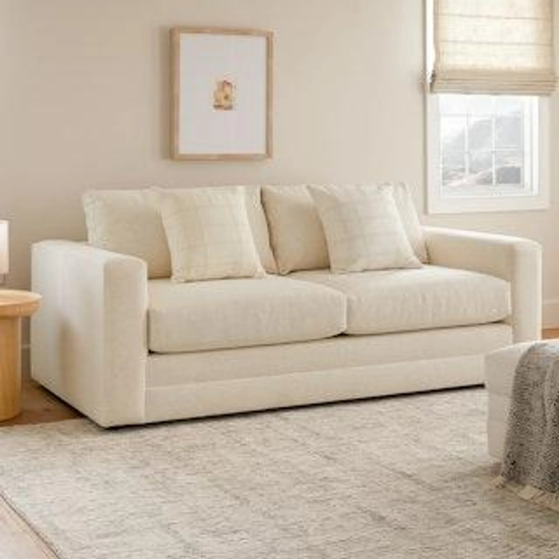 Riley Napa White Sofa Bed