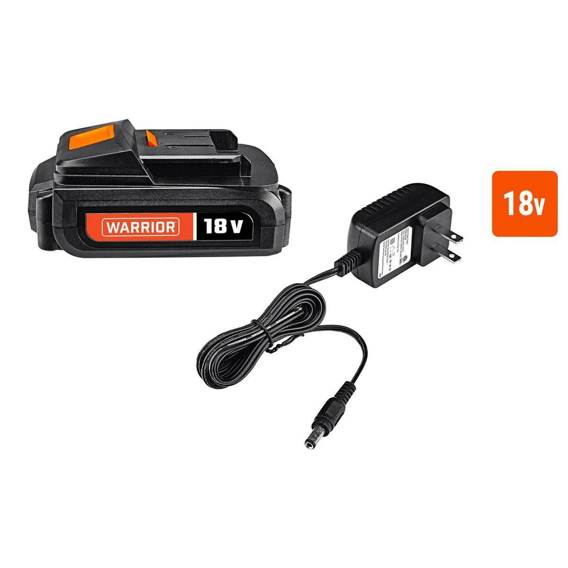 WARRIOR 18V Lithium Battery with Charger