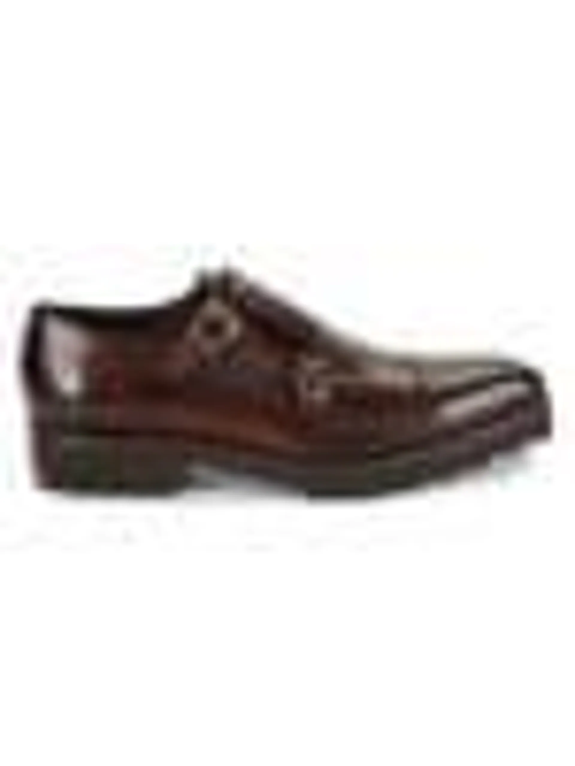 Leather Double Monk Strap Shoes