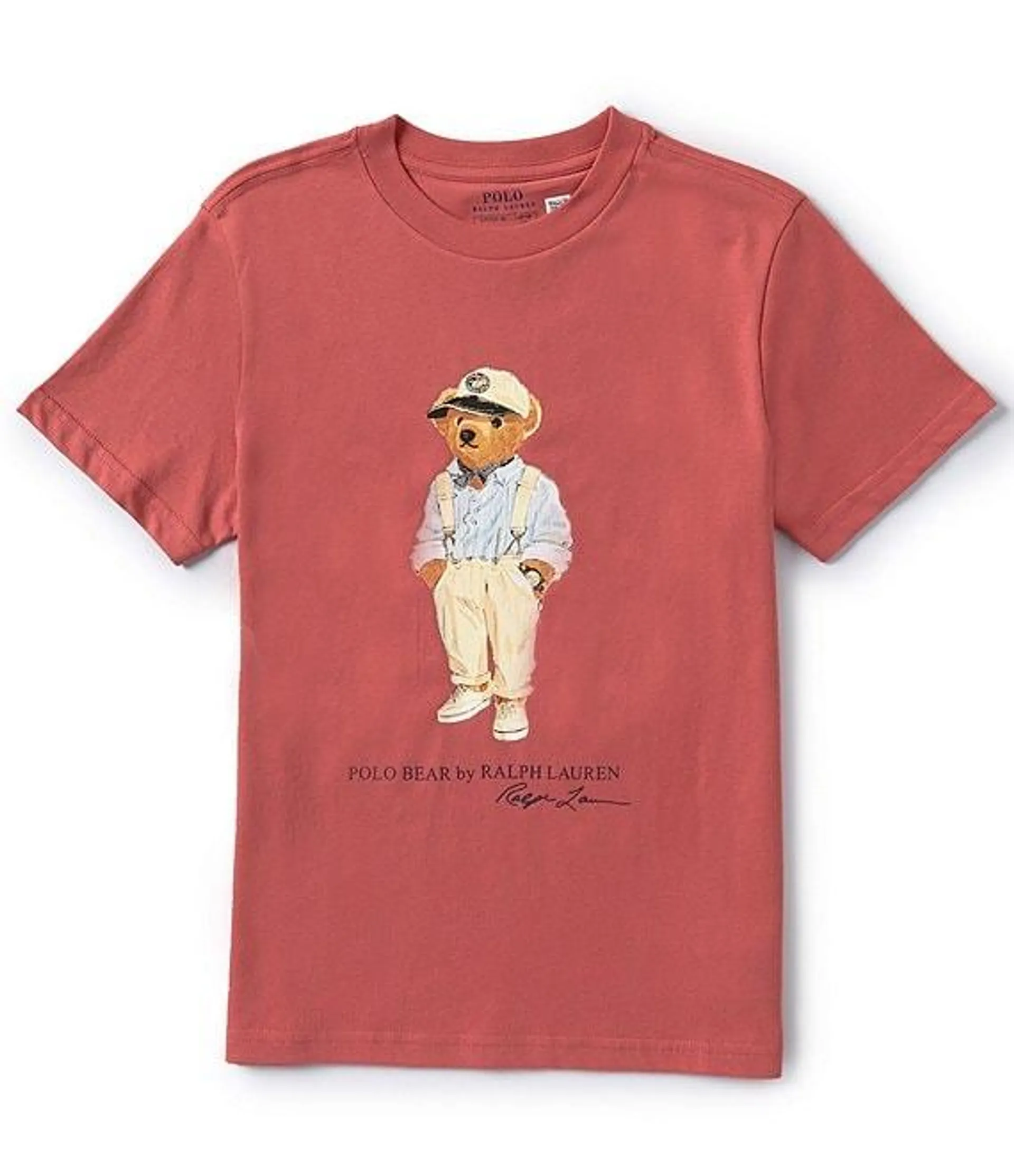 Big Boys 8-20 Short Sleeve Signature Polo Bear Jersey T-Shirt